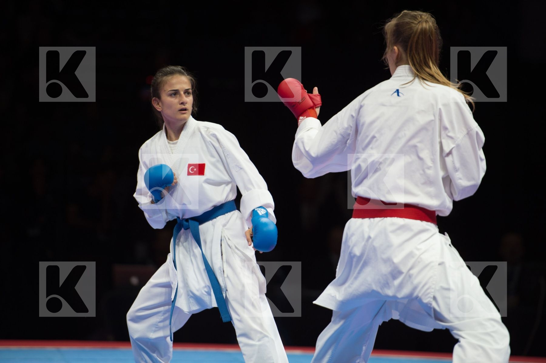 Female kumite russian federation semi-final team Turkey