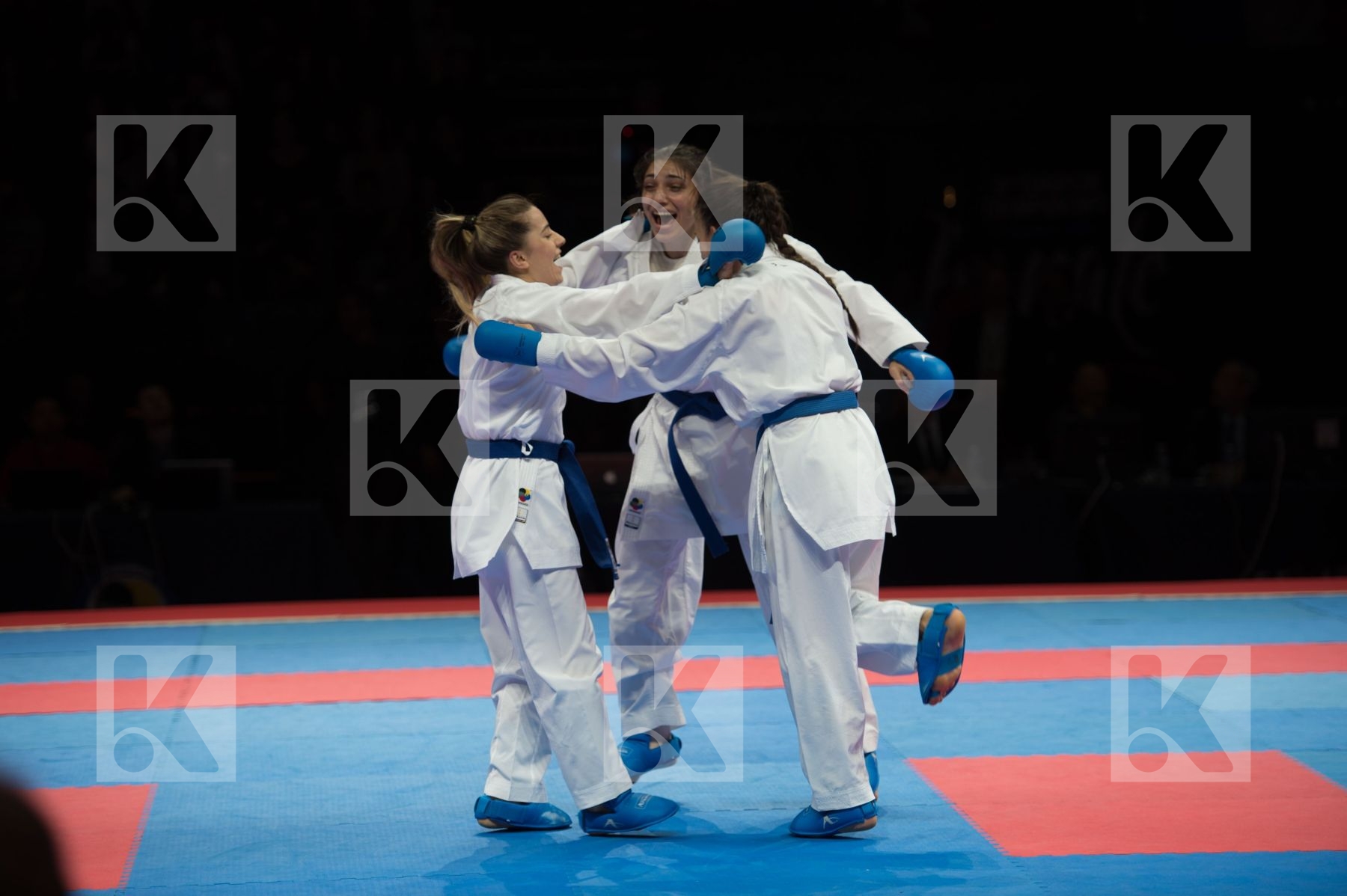 Female kumite russian federation semi-final team Turkey