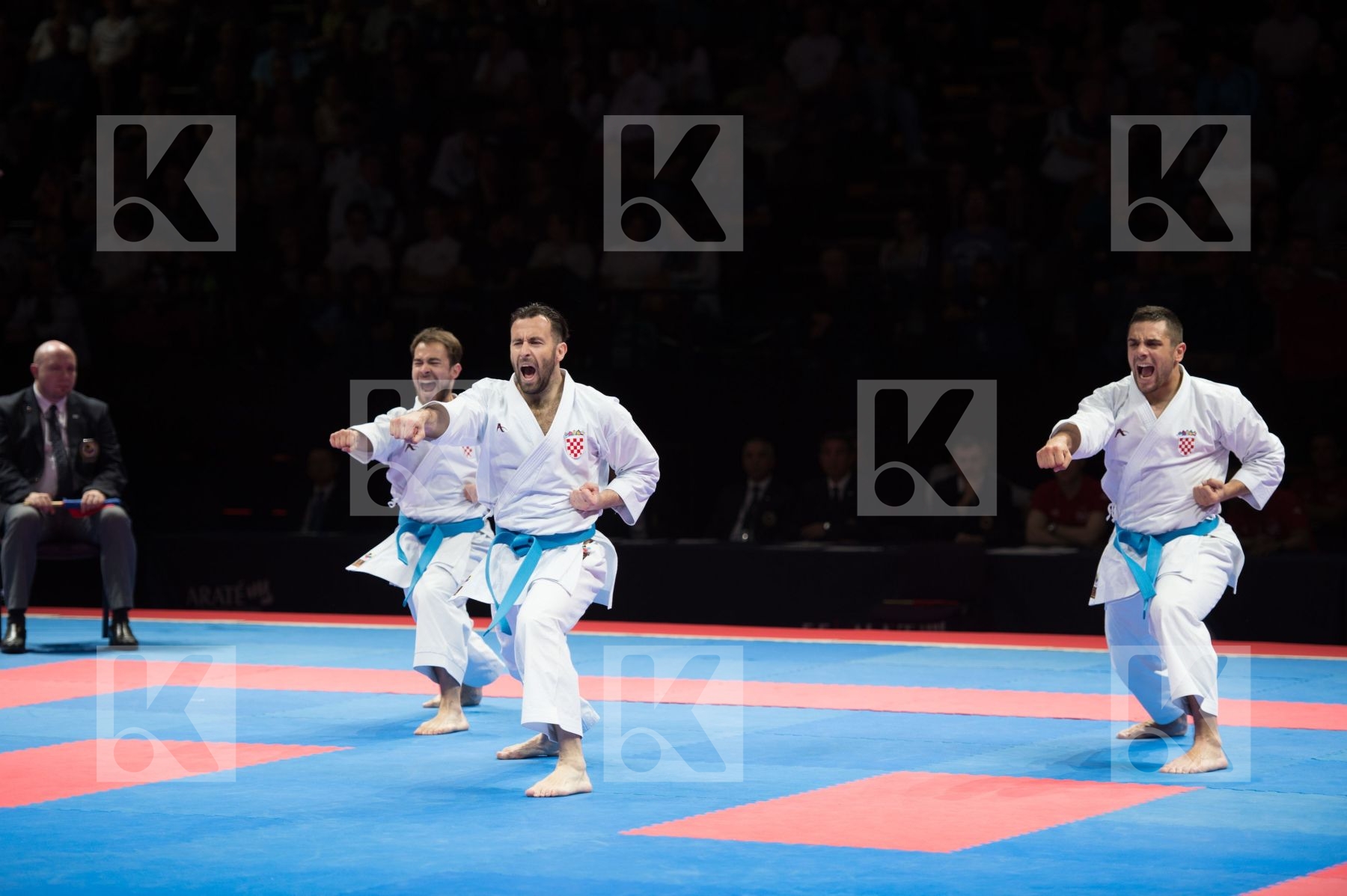Croatia kata Male semi-final team