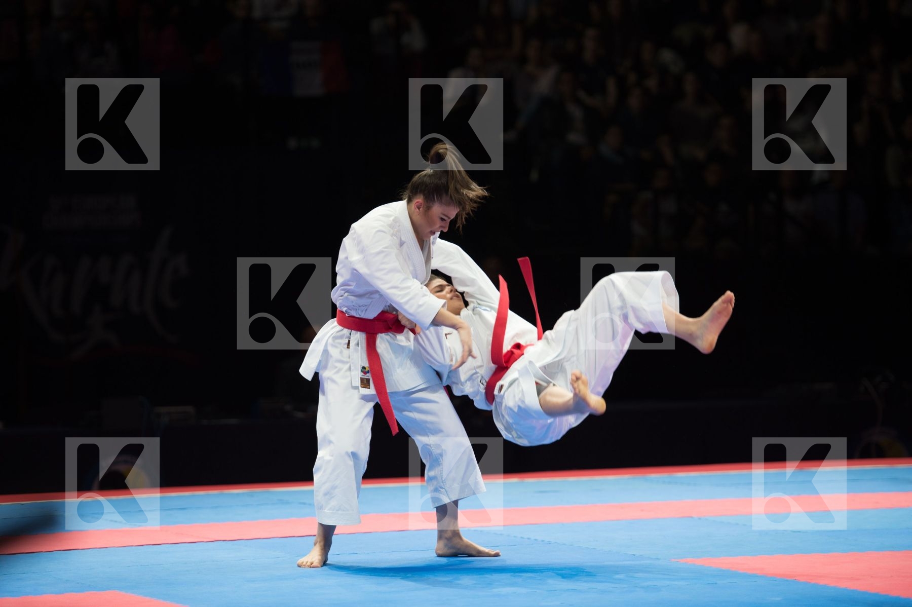 Female Greece kata semi-final team