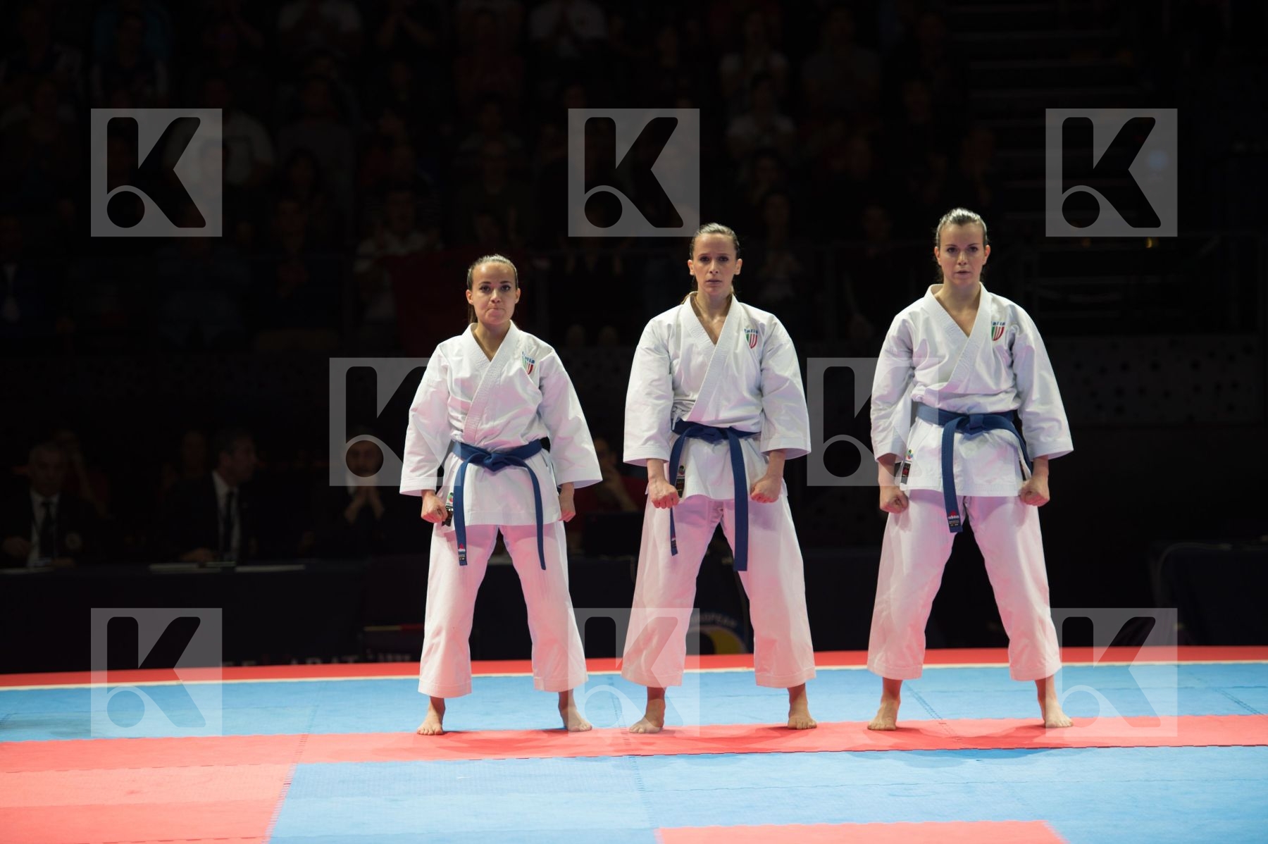 Female italy kata semi-final team