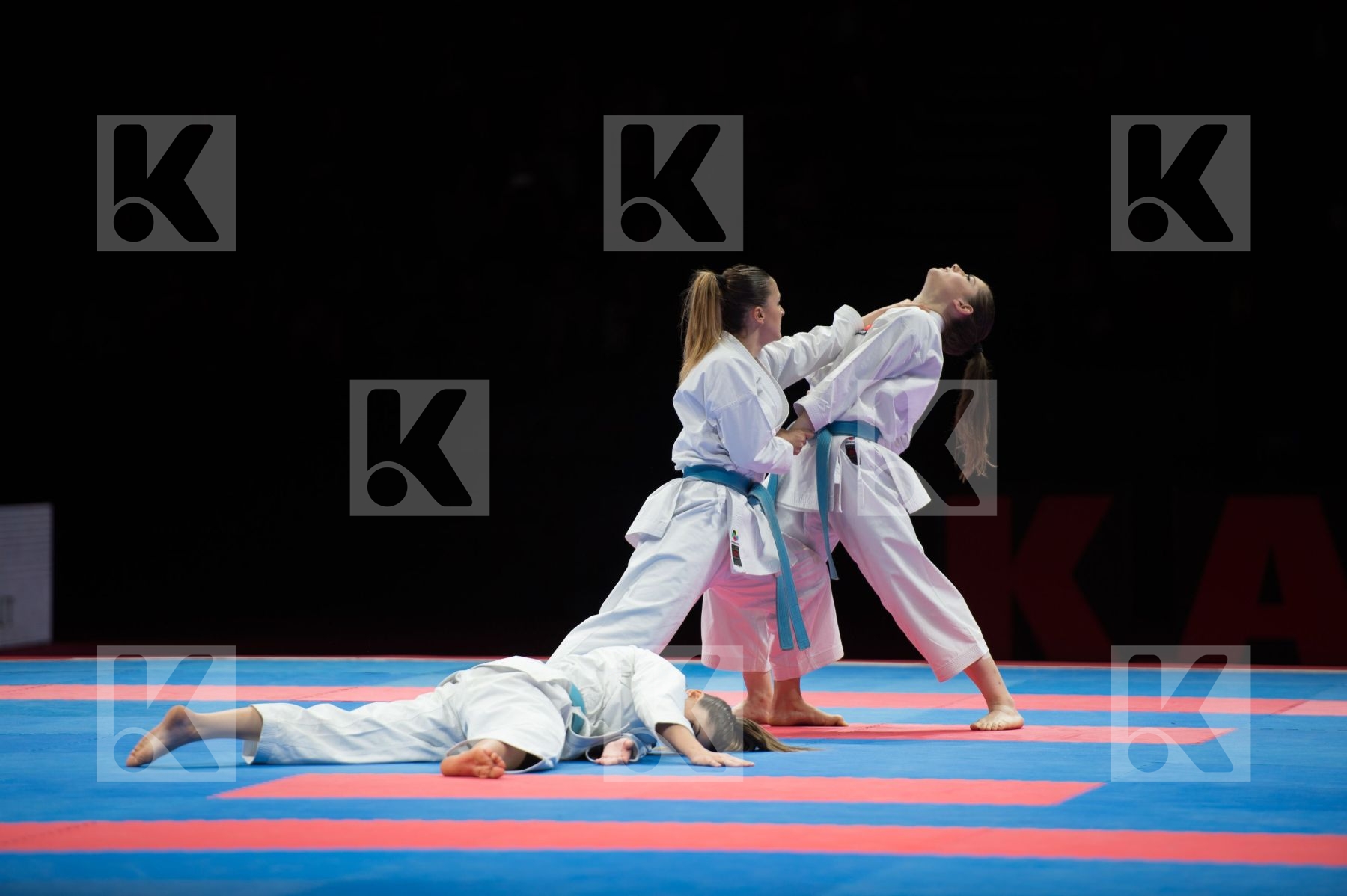 Female kata semi-final team Turkey