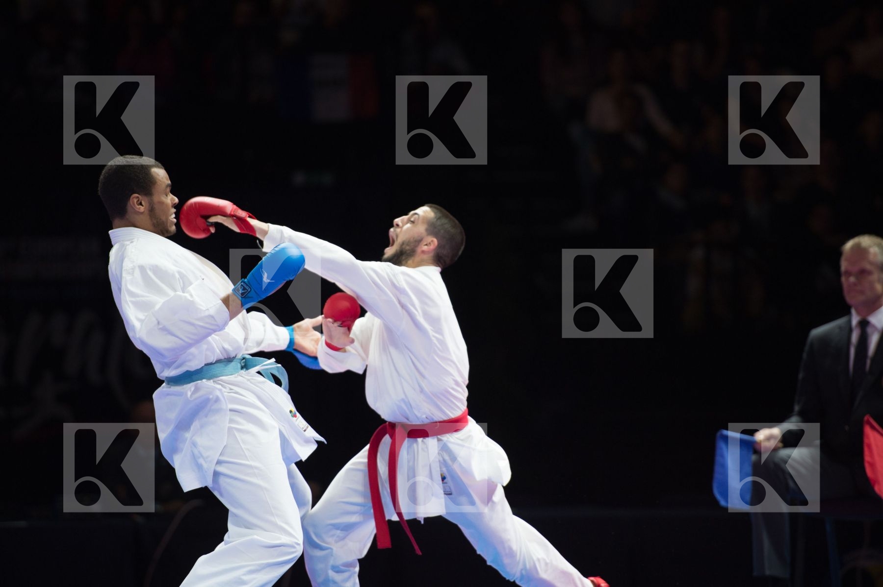kumite Male netherlands semi-final Serbia team