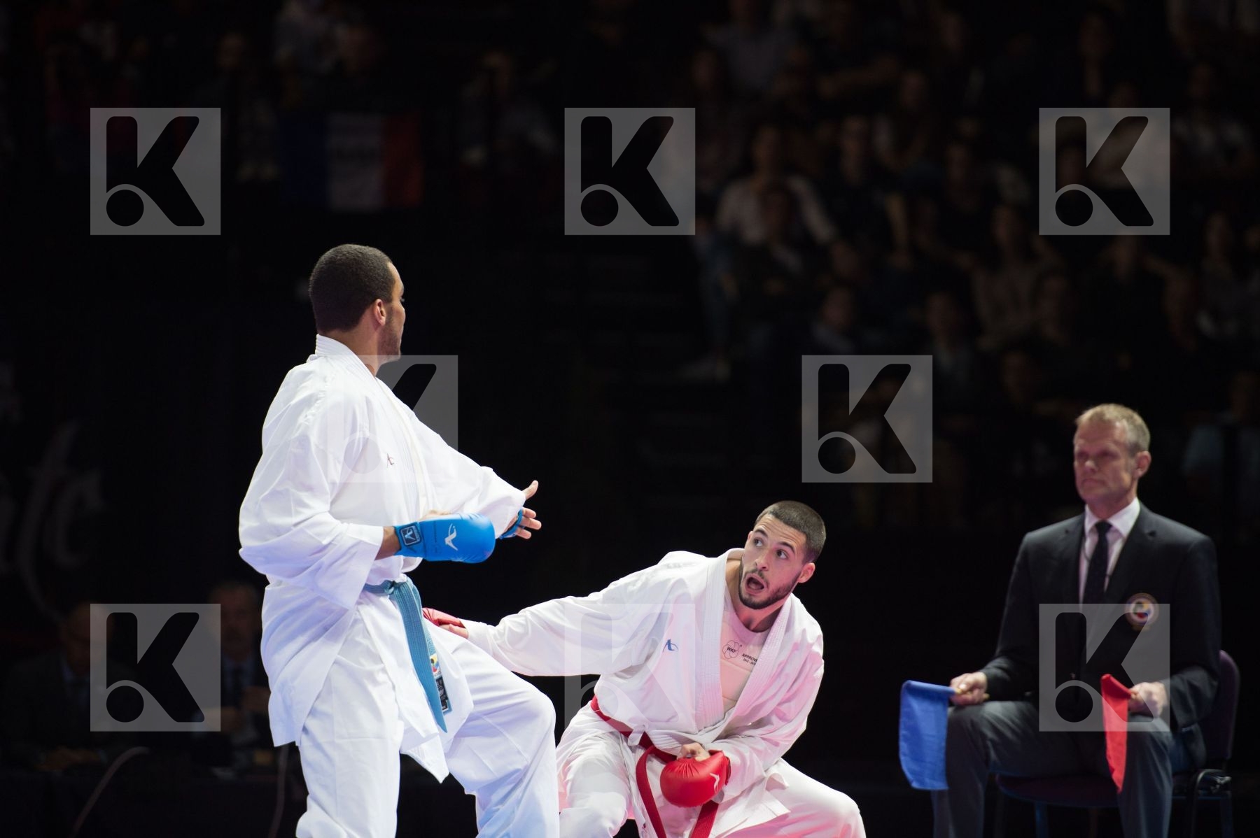 kumite Male netherlands semi-final Serbia team