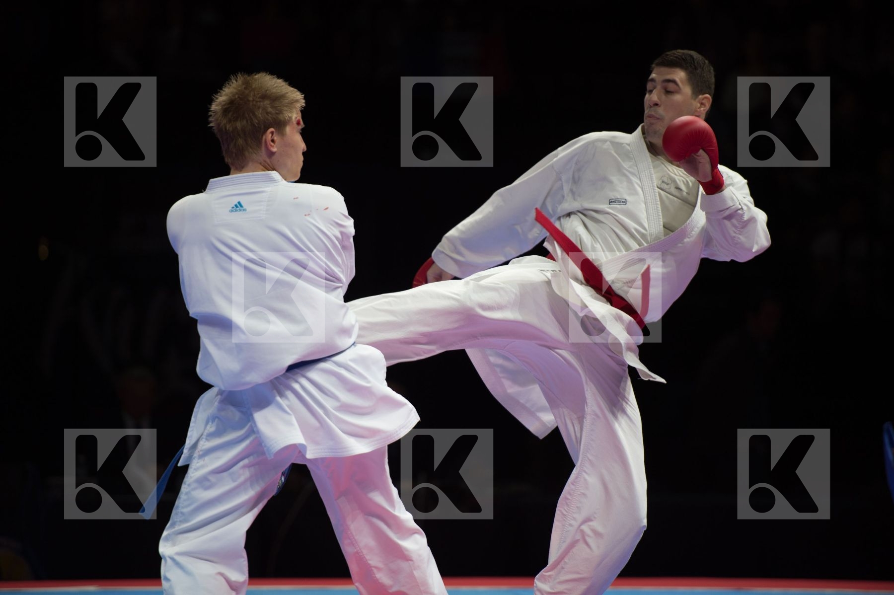 kumite Male netherlands semi-final Serbia team