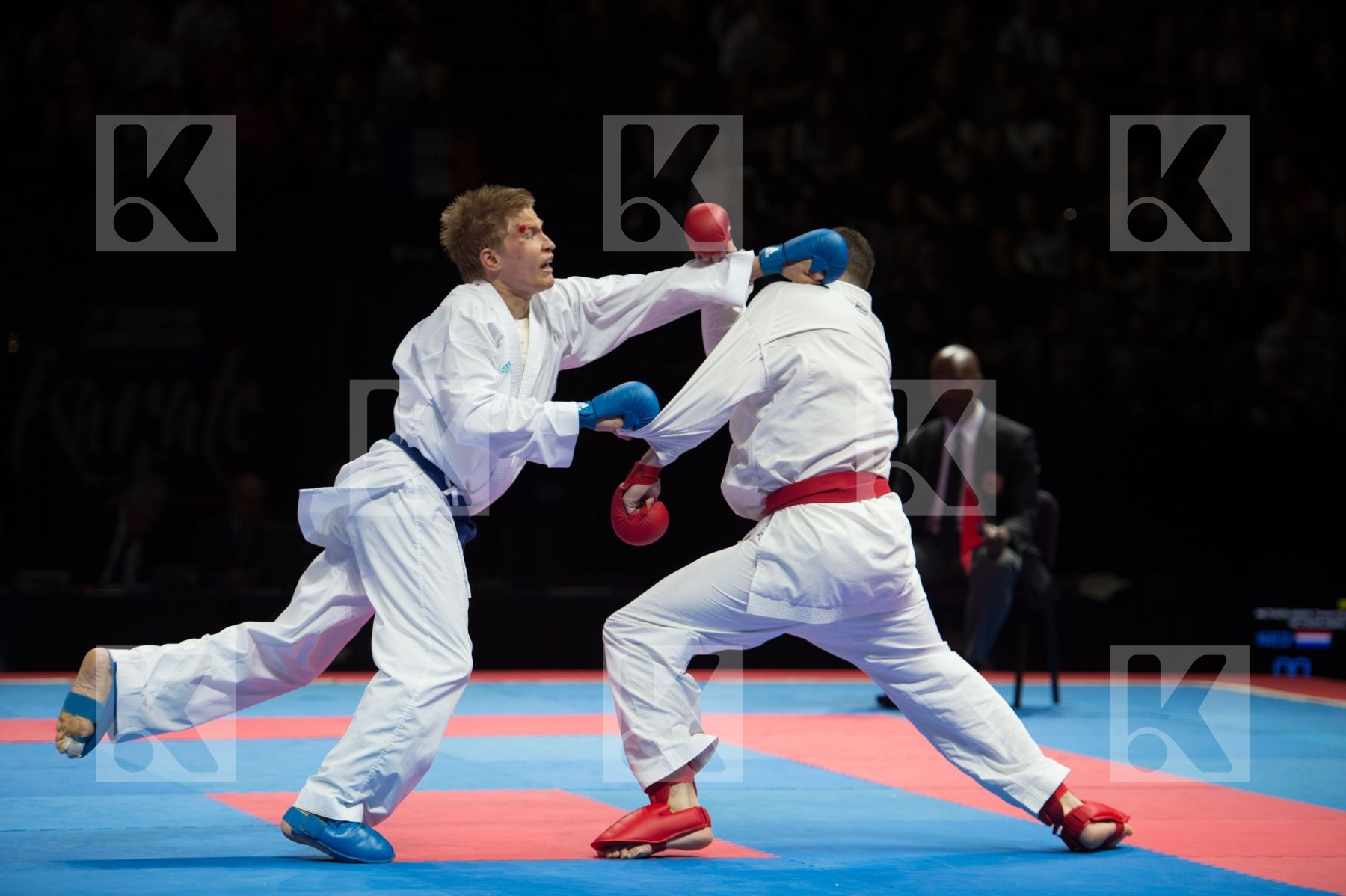 kumite Male netherlands semi-final Serbia team