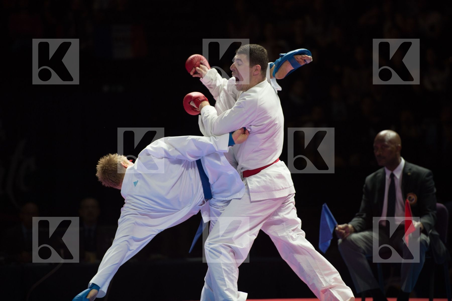 kumite Male netherlands semi-final Serbia team