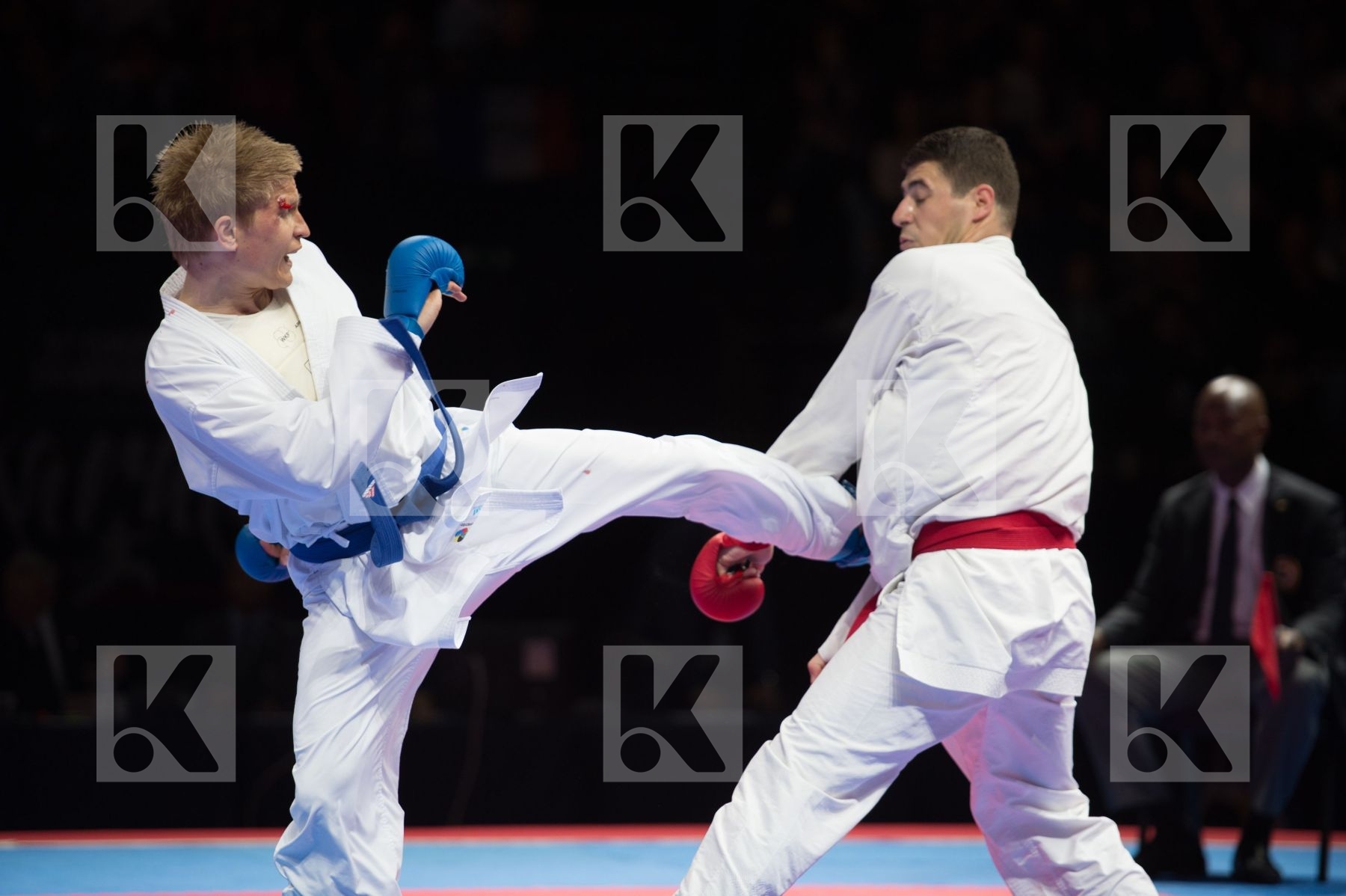 kumite Male netherlands semi-final Serbia team