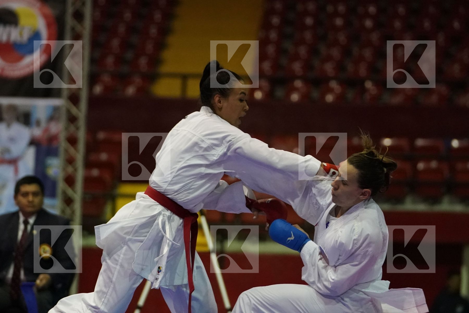 MOLINA OMAIRA (VENEZUELA) vs WASOWICZ MAYA (USA) in Senior Kumite 84+ Kg - Final bout