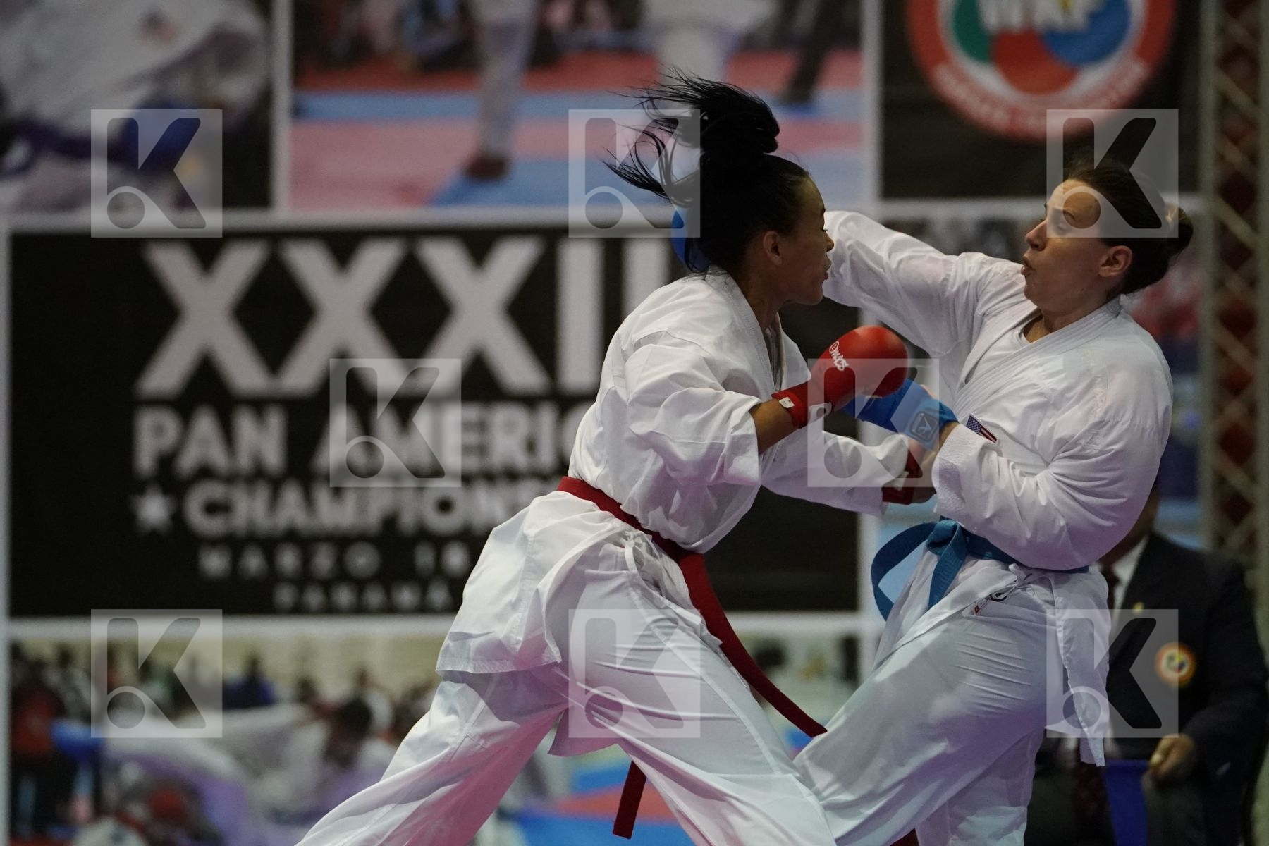 MOLINA OMAIRA (VENEZUELA) vs WASOWICZ MAYA (USA) in Senior Kumite 84+ Kg - Final bout