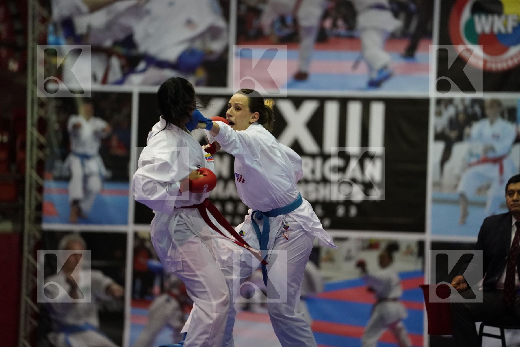 MOLINA OMAIRA (VENEZUELA) vs WASOWICZ MAYA (USA) in Senior Kumite 84+ Kg - Final bout
