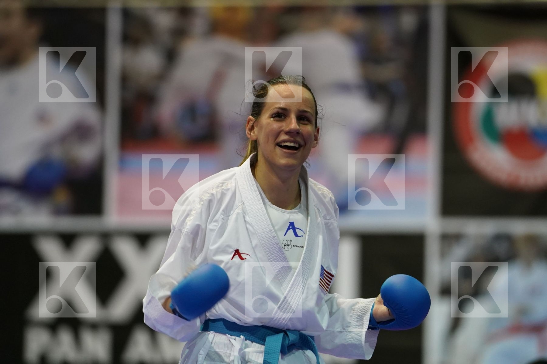 MOLINA OMAIRA (VENEZUELA) vs WASOWICZ MAYA (USA) in Senior Kumite 84+ Kg - Final bout