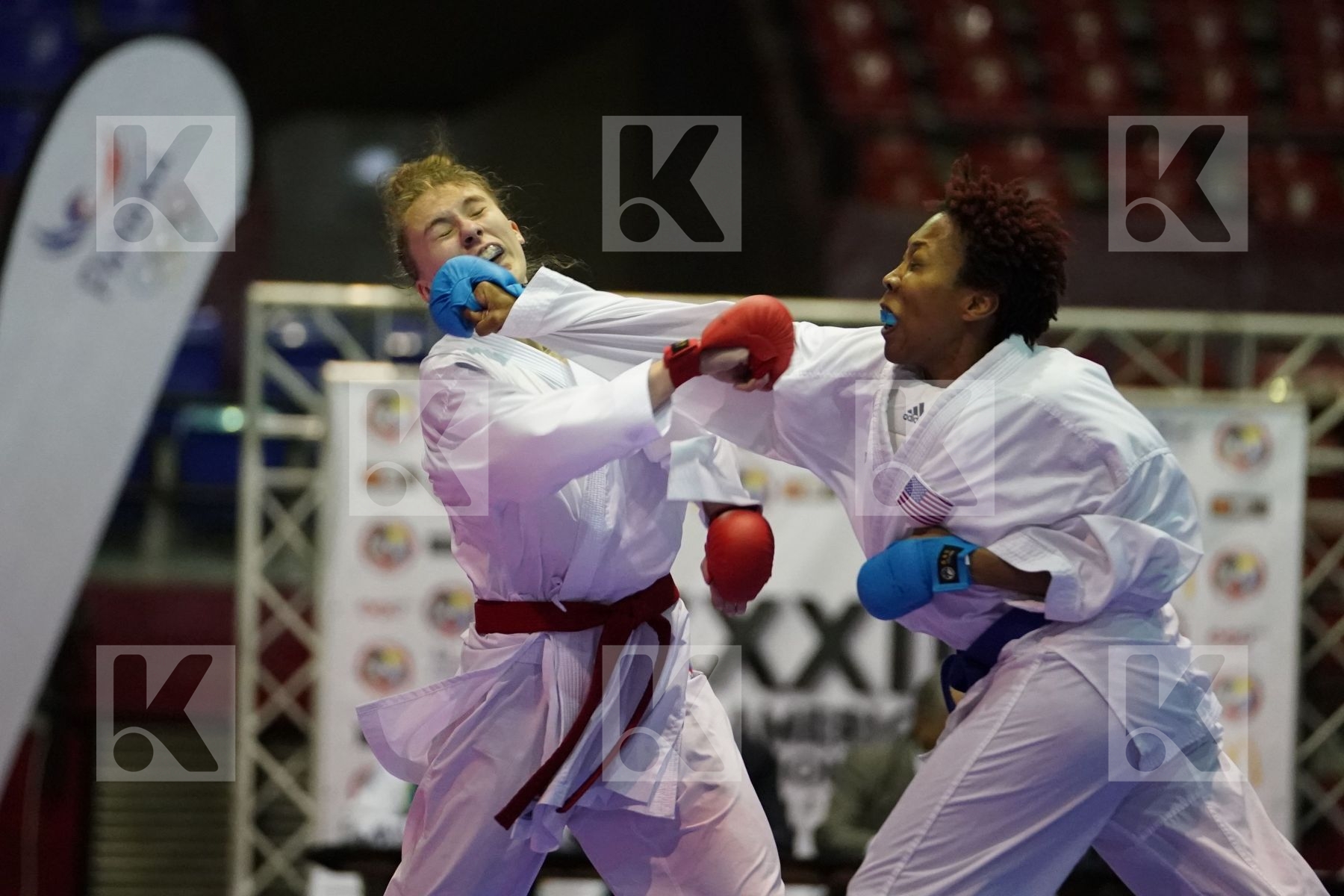 LINGL SKYLAR (USA) vs MURPHY CHERYL (USA) in Senior Kumite -68 Kg - Final bout