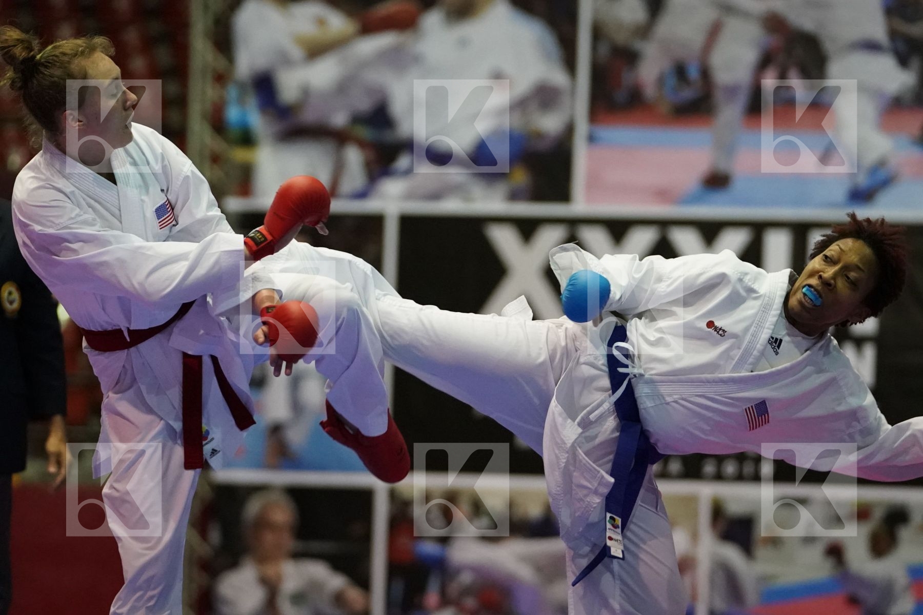LINGL SKYLAR (USA) vs MURPHY CHERYL (USA) in Senior Kumite -68 Kg - Final bout