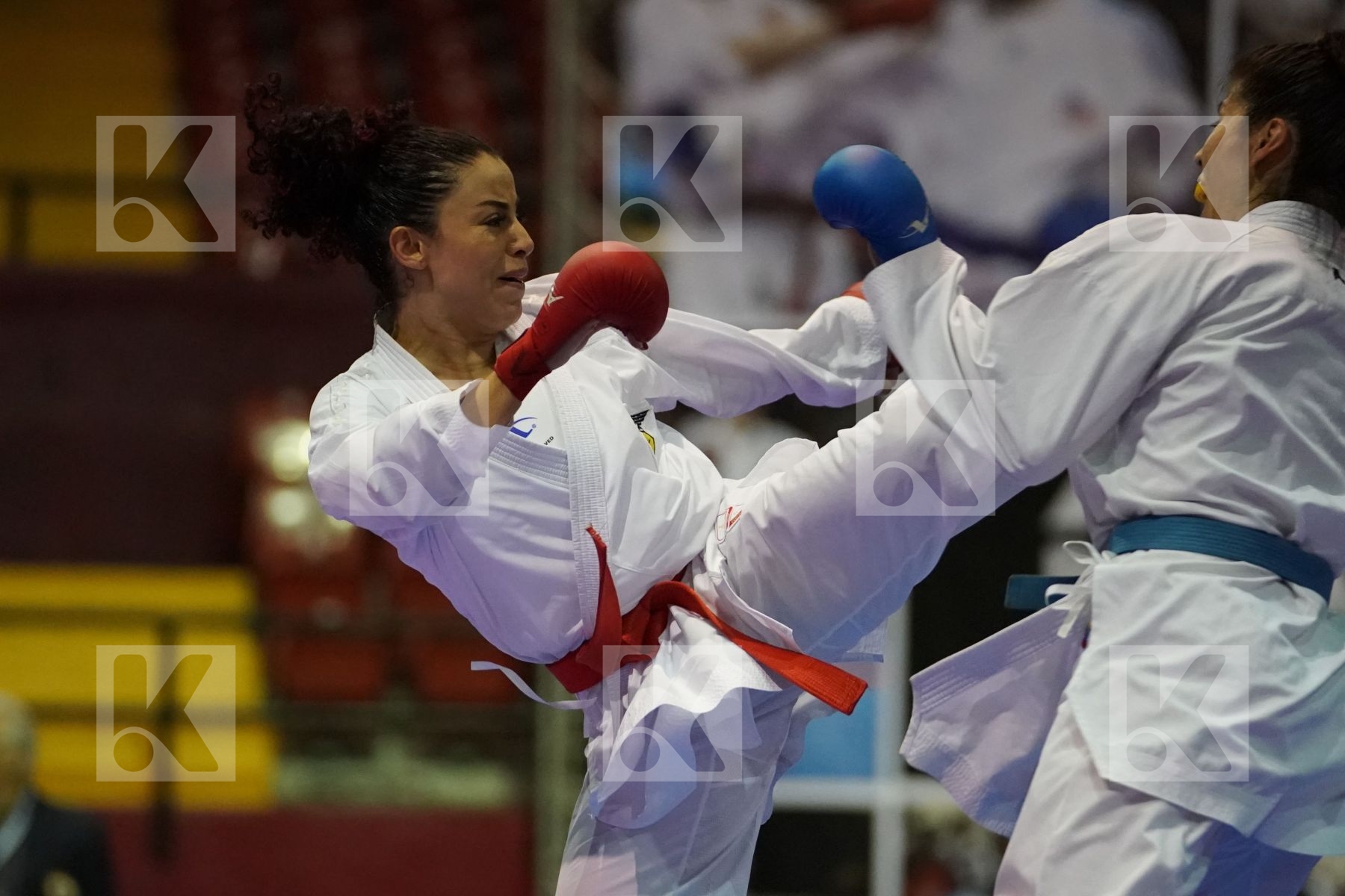 FACTOS JACQUELINE (ECUADOR) vs ARREOLA MERILLELA (MEXICO) in Senior Kumite -61 Kg - Final bout