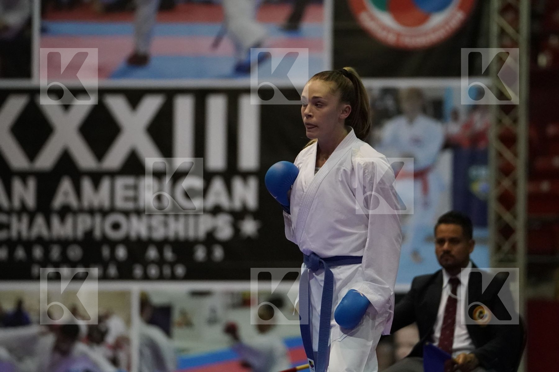 VINDROLA ALESSANDRA (PERU) vs CAMPBELL KATHRYN CANADA in Senior Kumite -55 Kg - Final bout