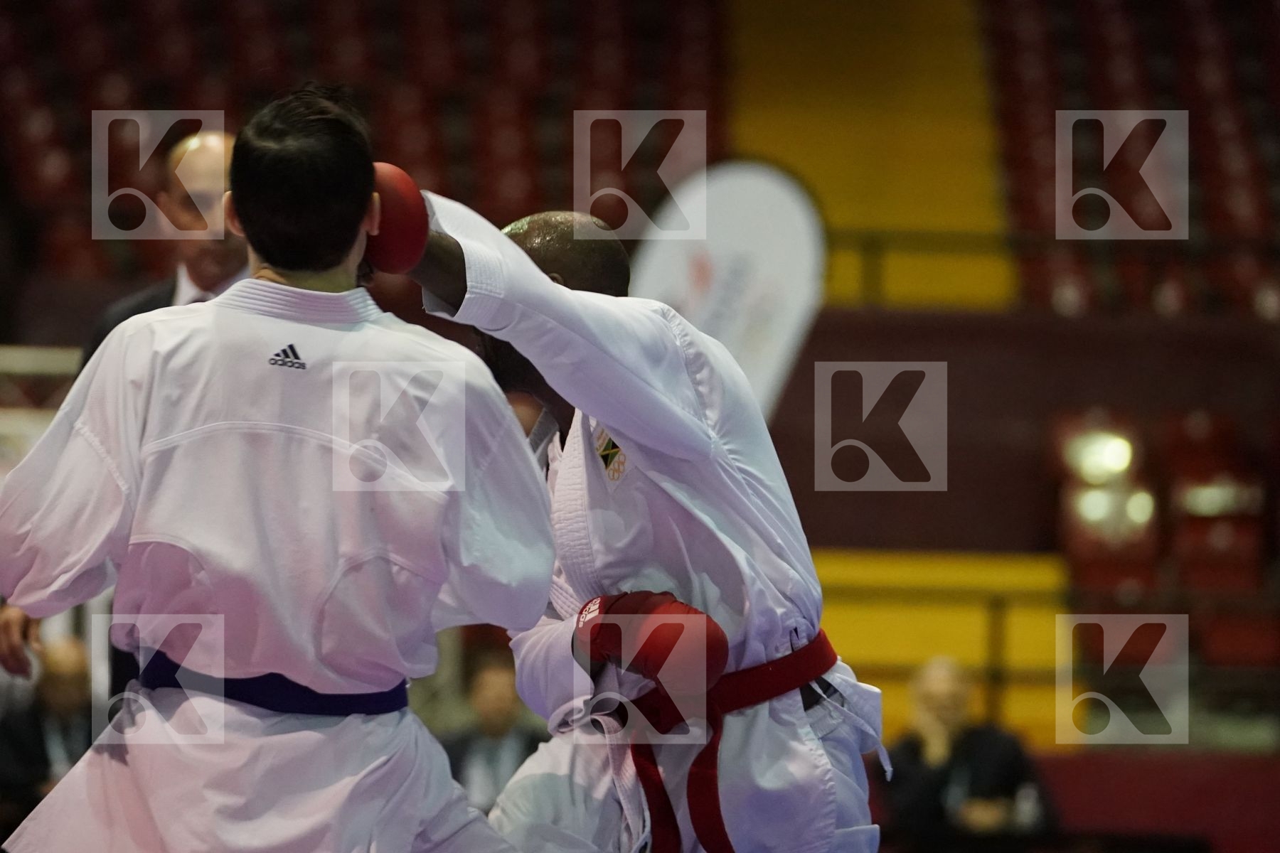 BROWN ALTON (JAMAICA) vs SCOTT THOMAS (USA) in Senior Kumite -75 Kg - Final bout