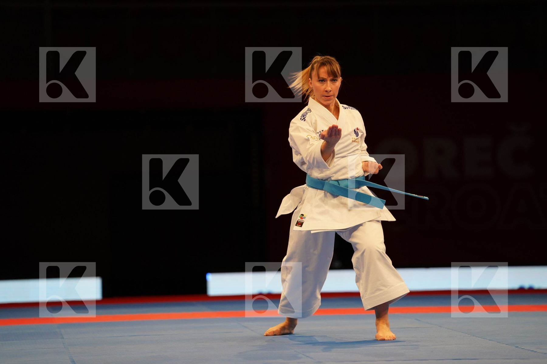 FERACCI ALEXANDRA (FRANCE) in Senior Female Kata - bronze bout