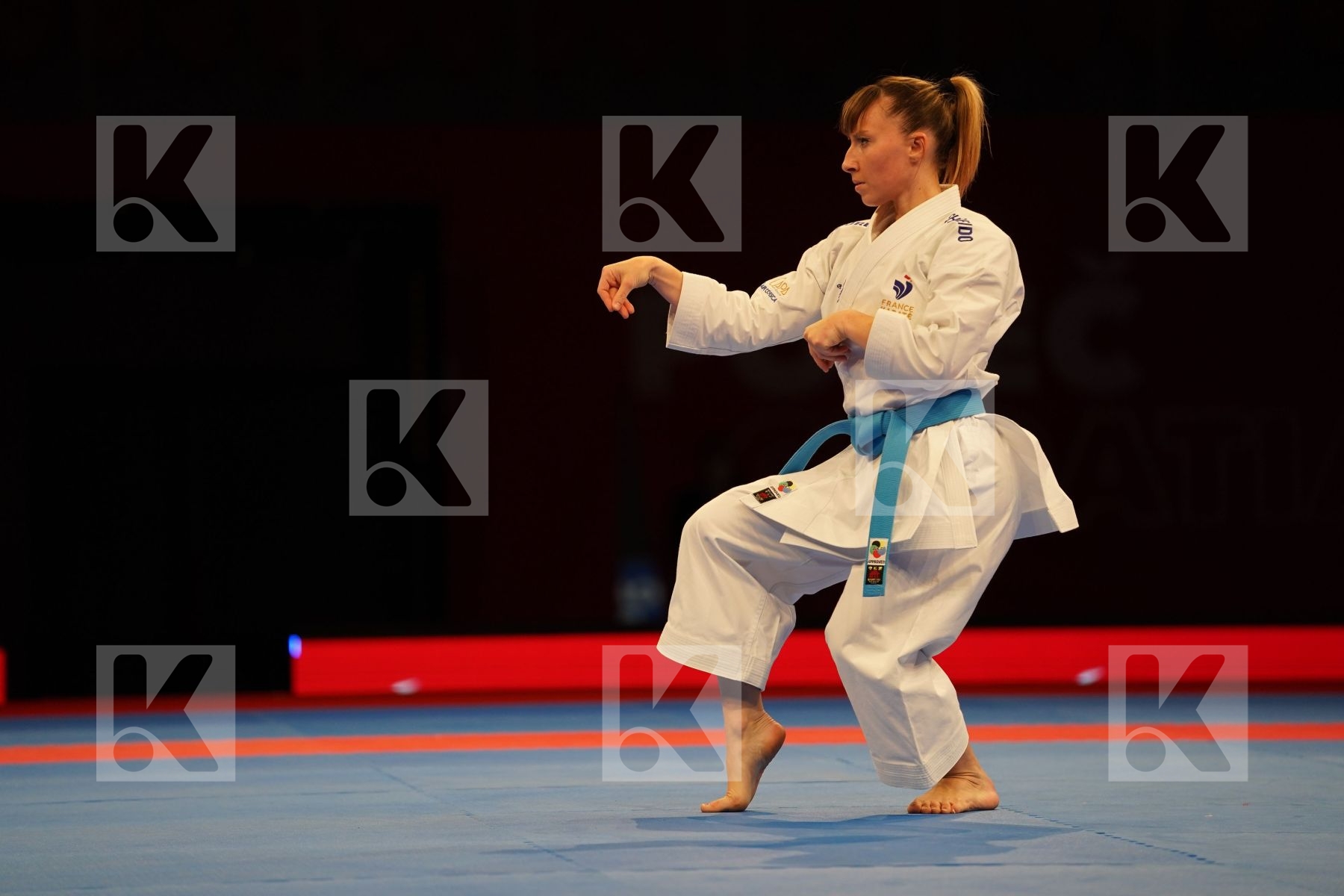 FERACCI ALEXANDRA (FRANCE) in Senior Female Kata - bronze bout