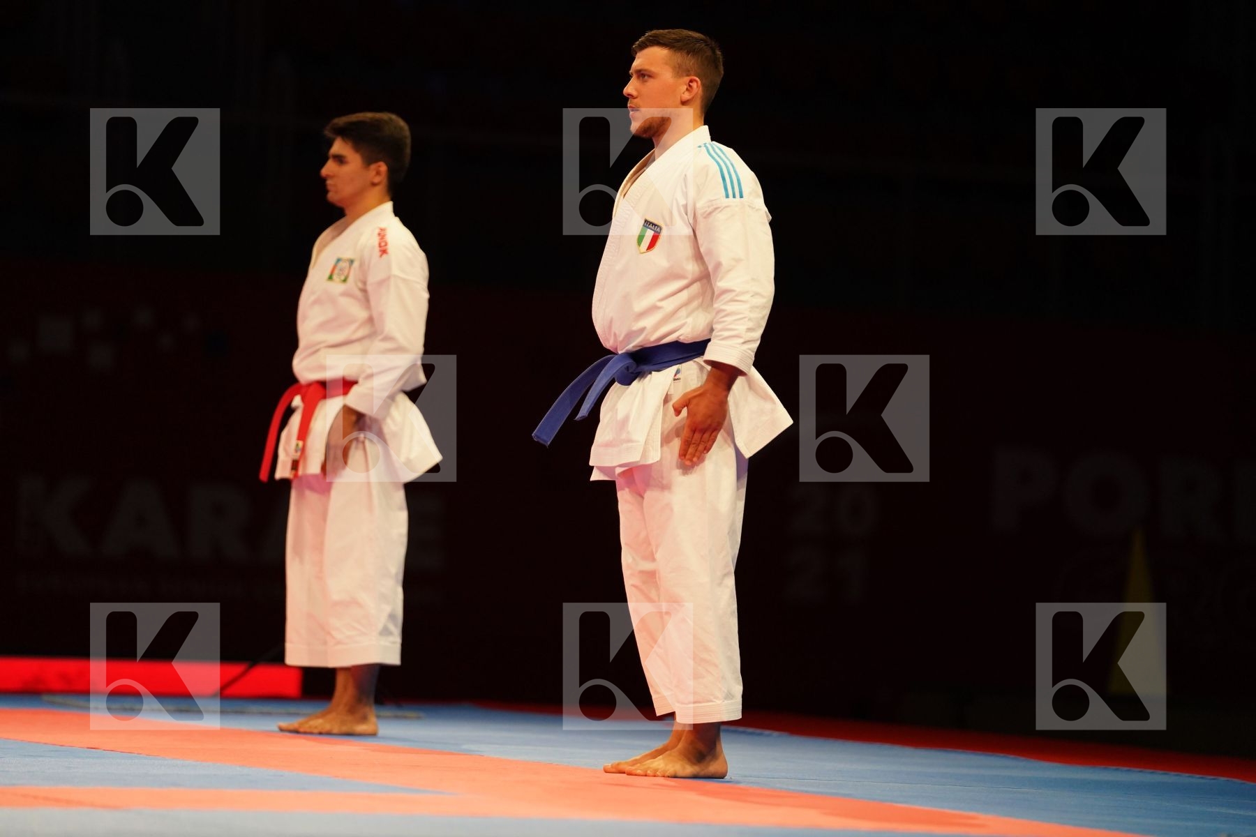 BUSATO MATTIA (ITALY) in Senior Male Kata - bronze bout