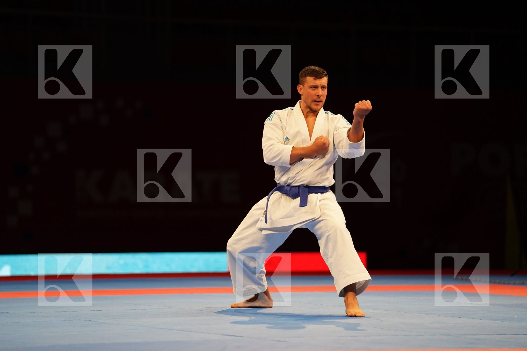 BUSATO MATTIA (ITALY) in Senior Male Kata - bronze bout