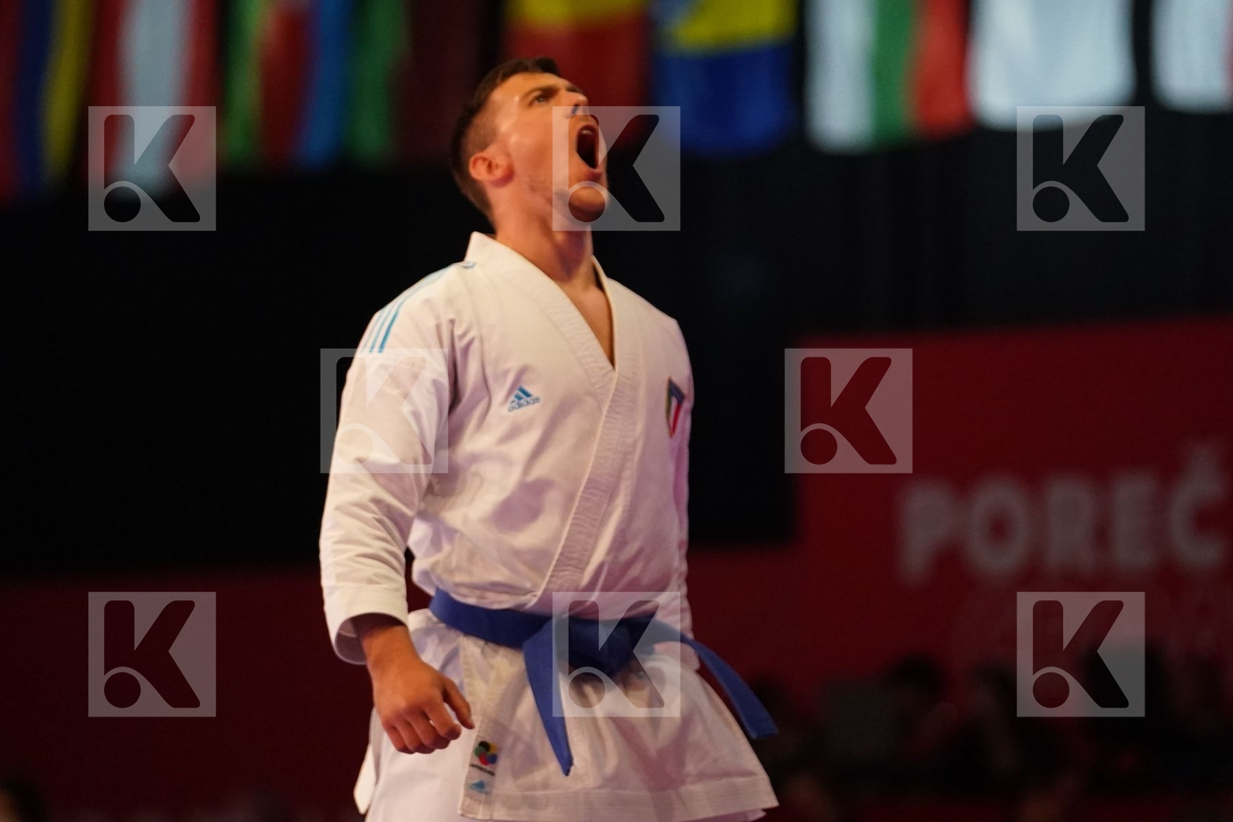 BUSATO MATTIA (ITALY) in Senior Male Kata - bronze bout