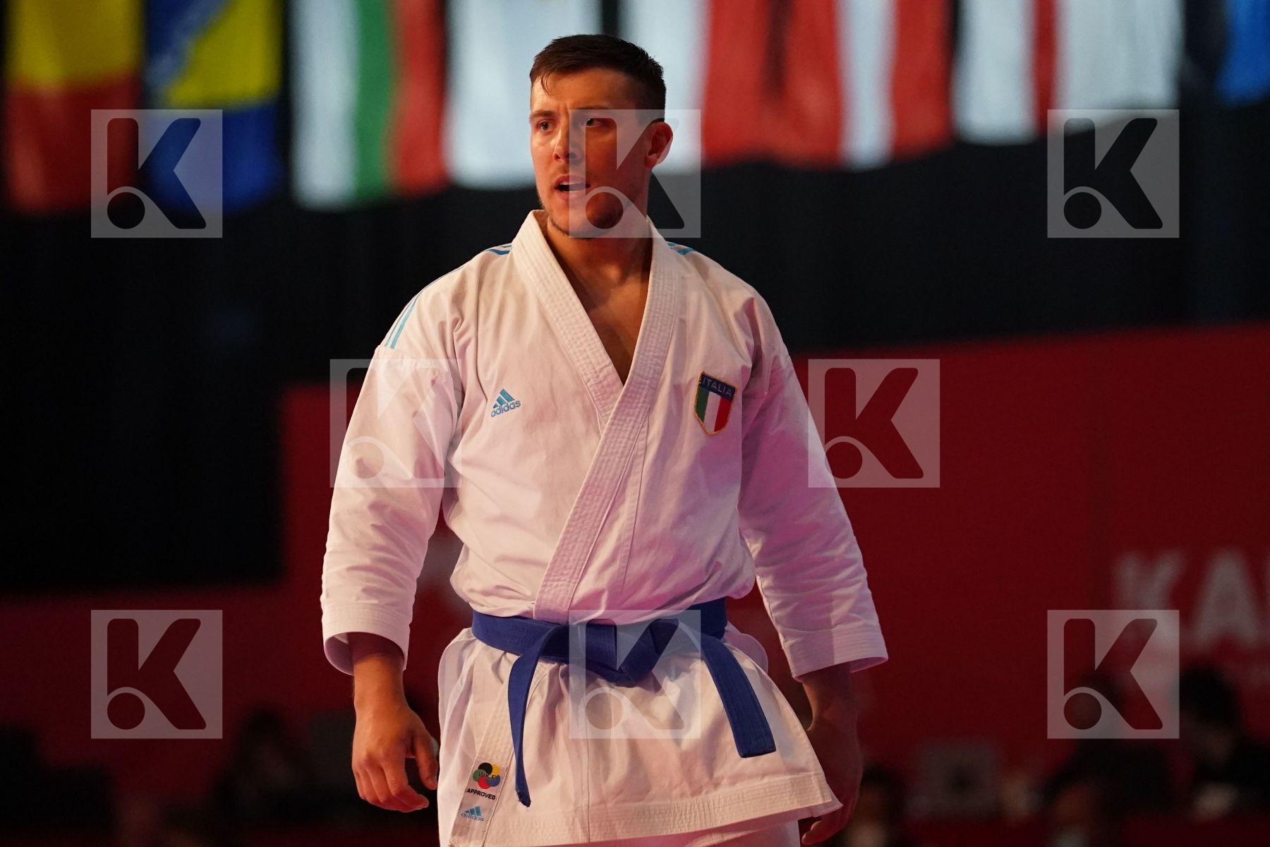 BUSATO MATTIA (ITALY) in Senior Male Kata - bronze bout