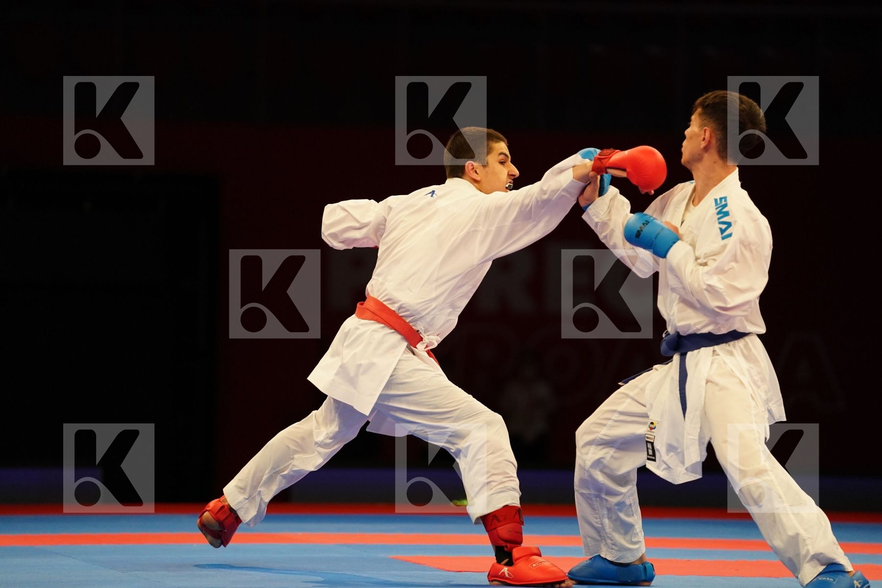 OGANNISIAN IURIK (RUSSIA) Vs GRECO DANILO (ITALY) in Senior Kumite -60 Kg - bronze bout