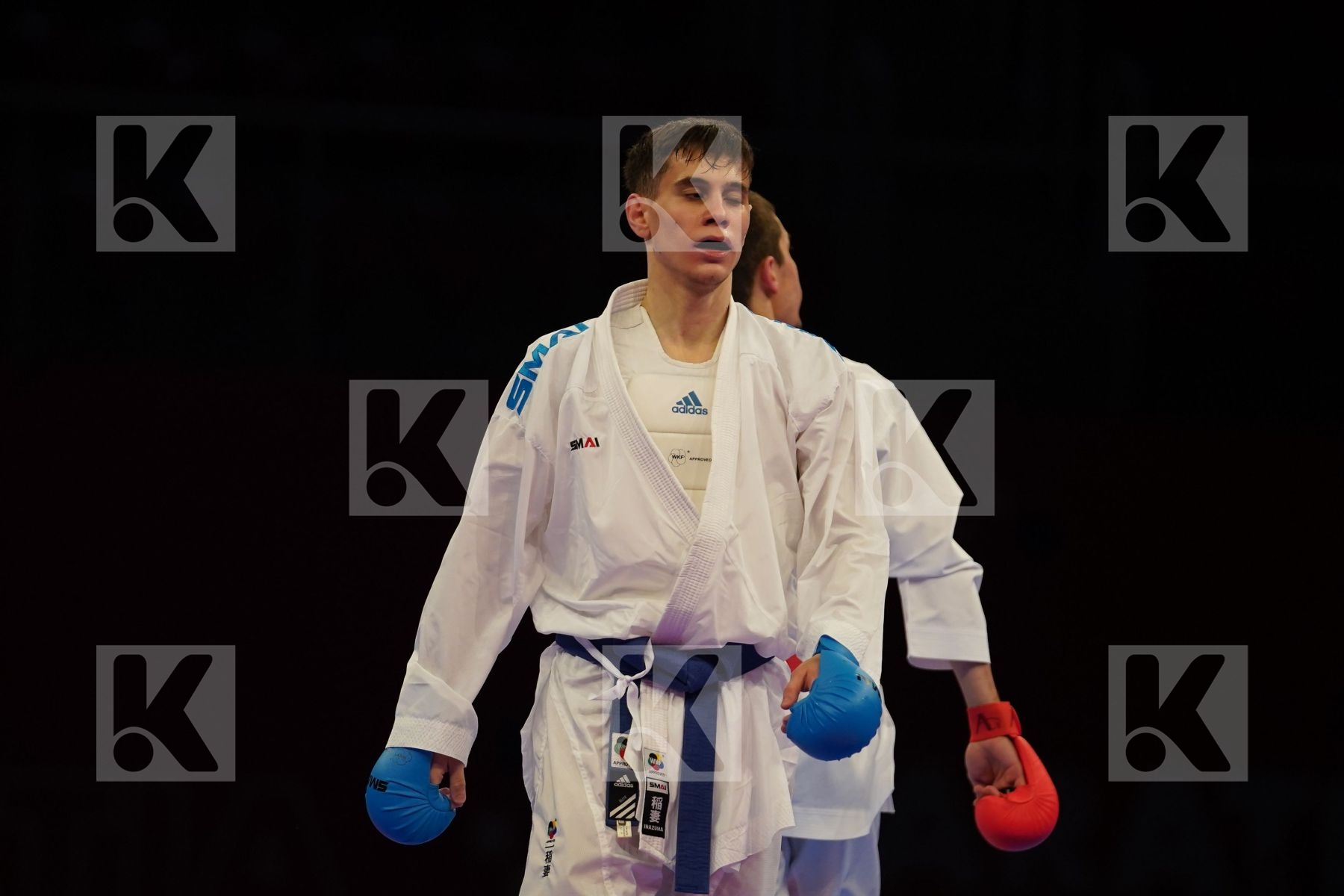 OGANNISIAN IURIK (RUSSIA) Vs GRECO DANILO (ITALY) in Senior Kumite -60 Kg - bronze bout