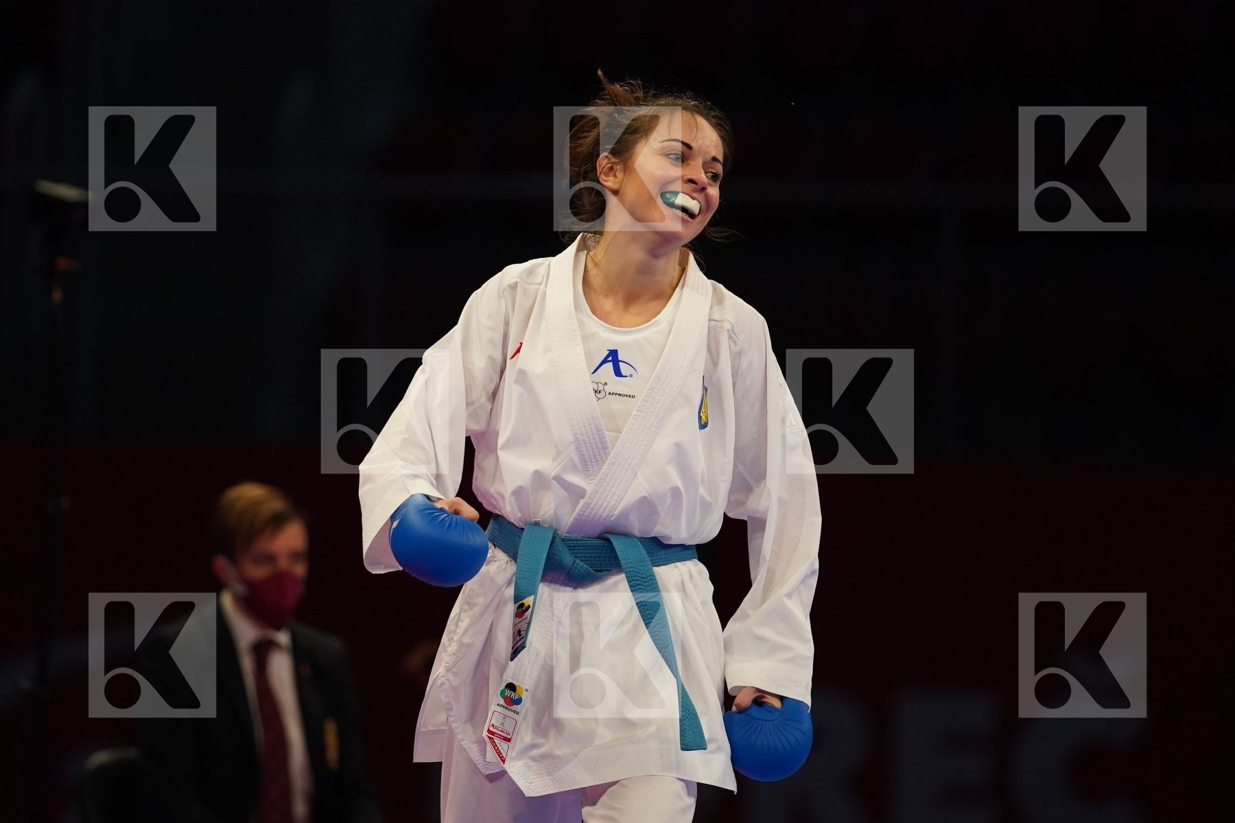 MILIVOJCEVIC JELENA (SERBIA) Vs KRYVA KATERYNA (UKRAINE) in Senior Kumite -50 Kg - bronze bout
