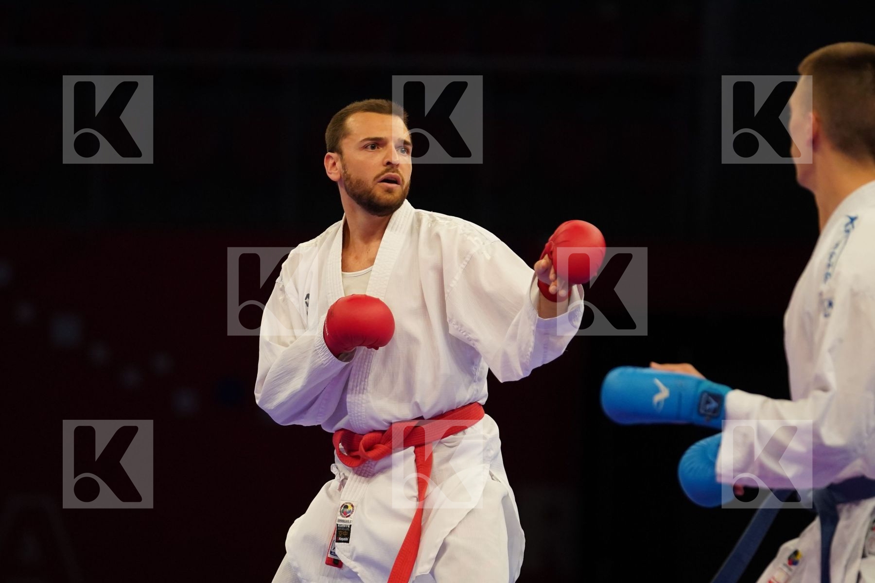 POKORNY STEFAN (AUSTRIA) Vs BERAK BORAN (CROATIA) in Senior Kumite -67 Kg - bronze bout