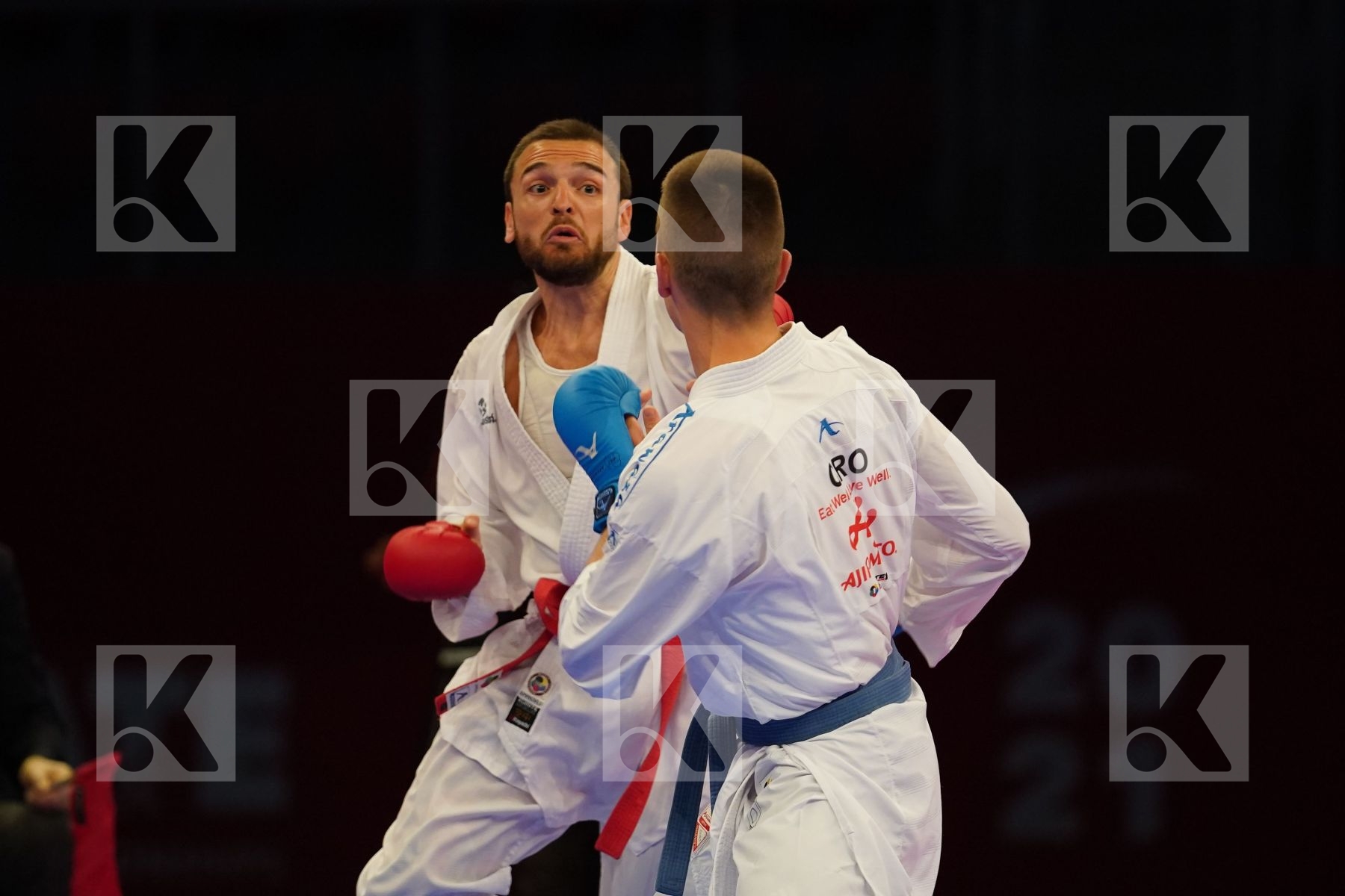 POKORNY STEFAN (AUSTRIA) Vs BERAK BORAN (CROATIA) in Senior Kumite -67 Kg - bronze bout