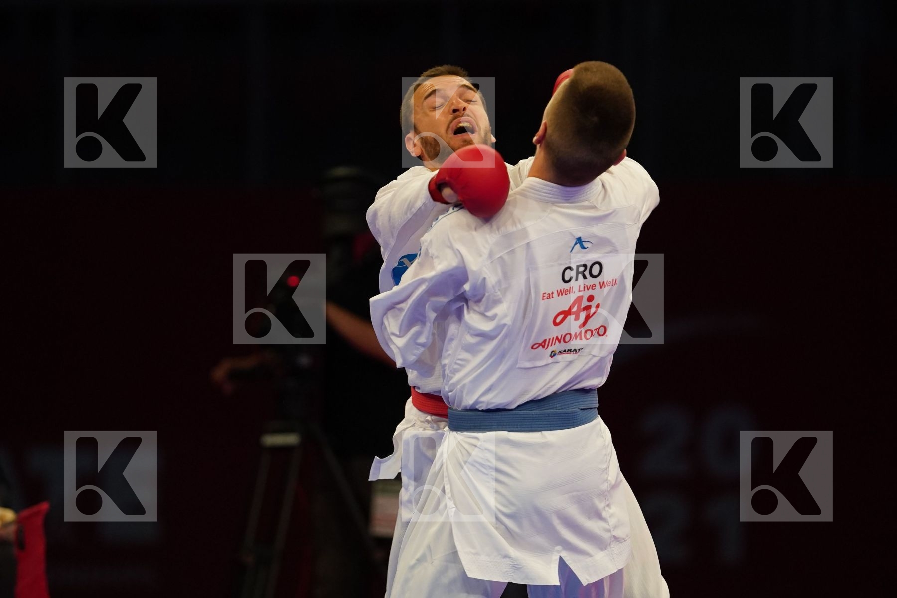 POKORNY STEFAN (AUSTRIA) Vs BERAK BORAN (CROATIA) in Senior Kumite -67 Kg - bronze bout