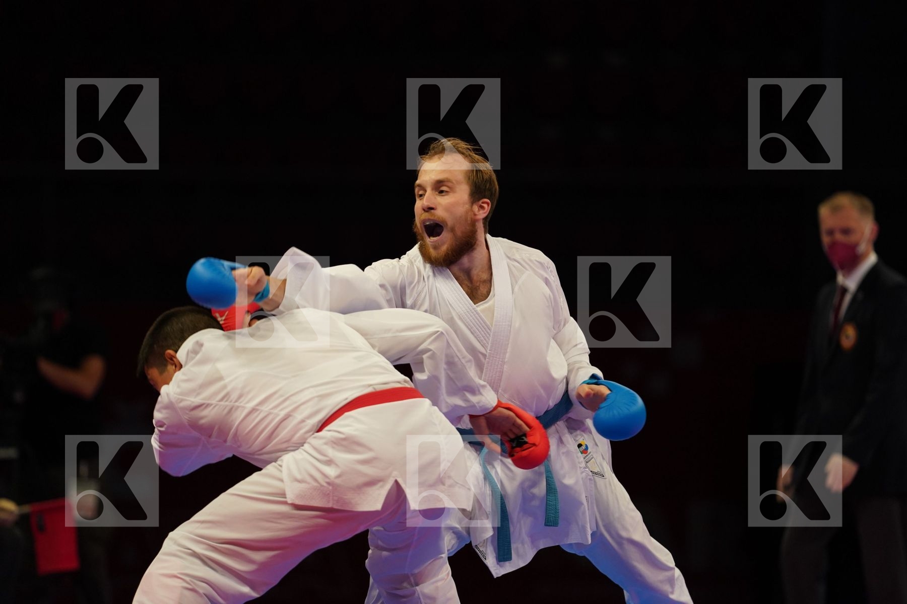 XENOS DIONYSIOS (GREECE) Vs PLAKHUTIN EVGENY (RUSSIA) in Senior Kumite -67 Kg - Final bout