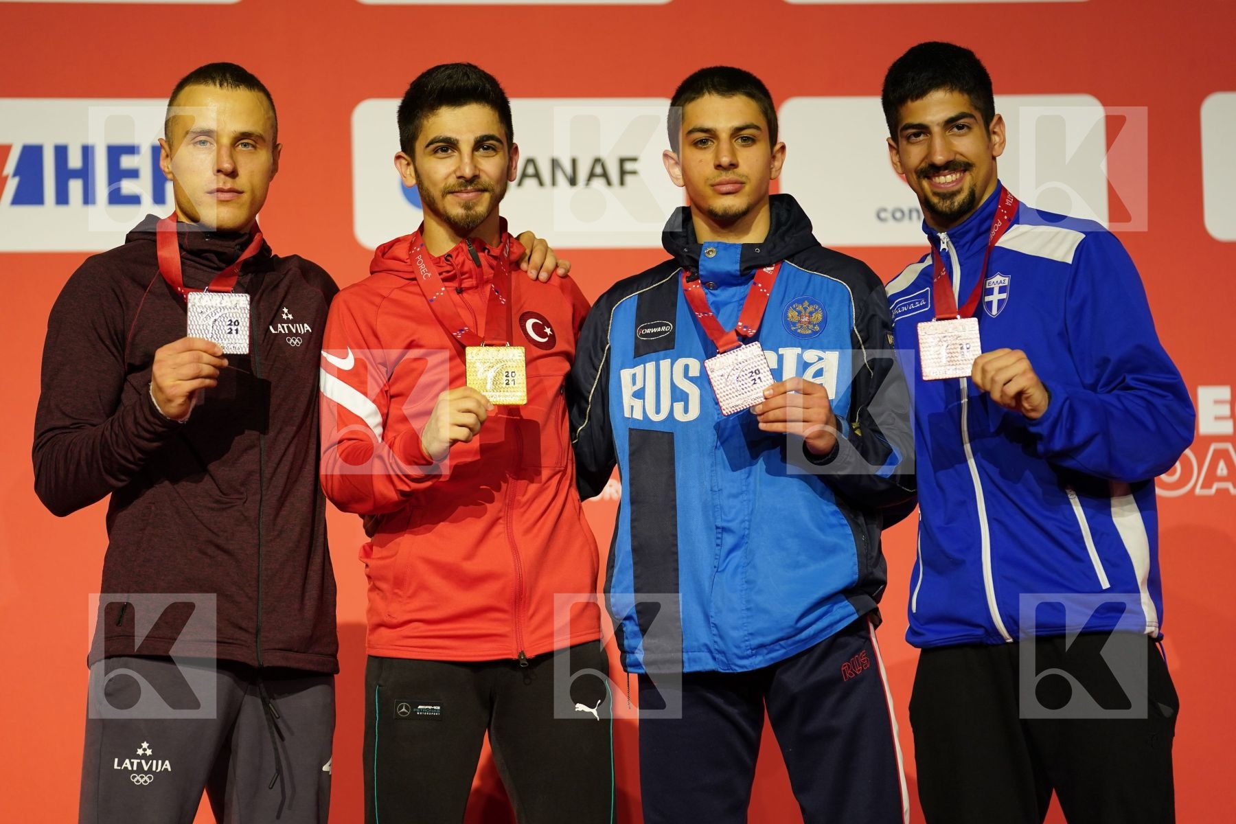 Senior Kumite -60 Kg - Podium ceremony