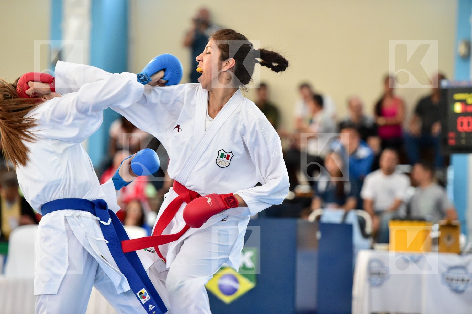 -61 Kg Arreola Merillela Female final Flores Paula Ivonne kumite