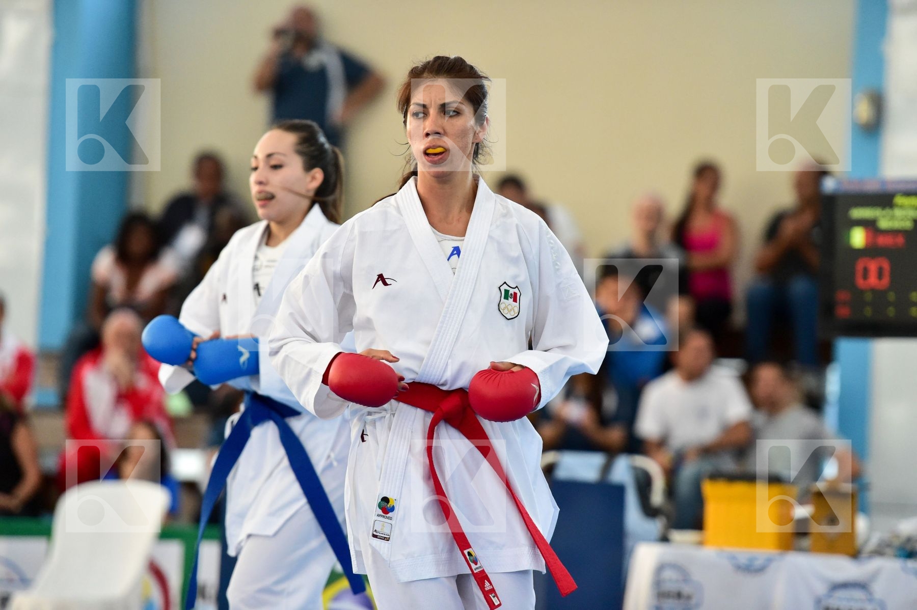 -61 Kg Arreola Merillela Female final Flores Paula Ivonne kumite