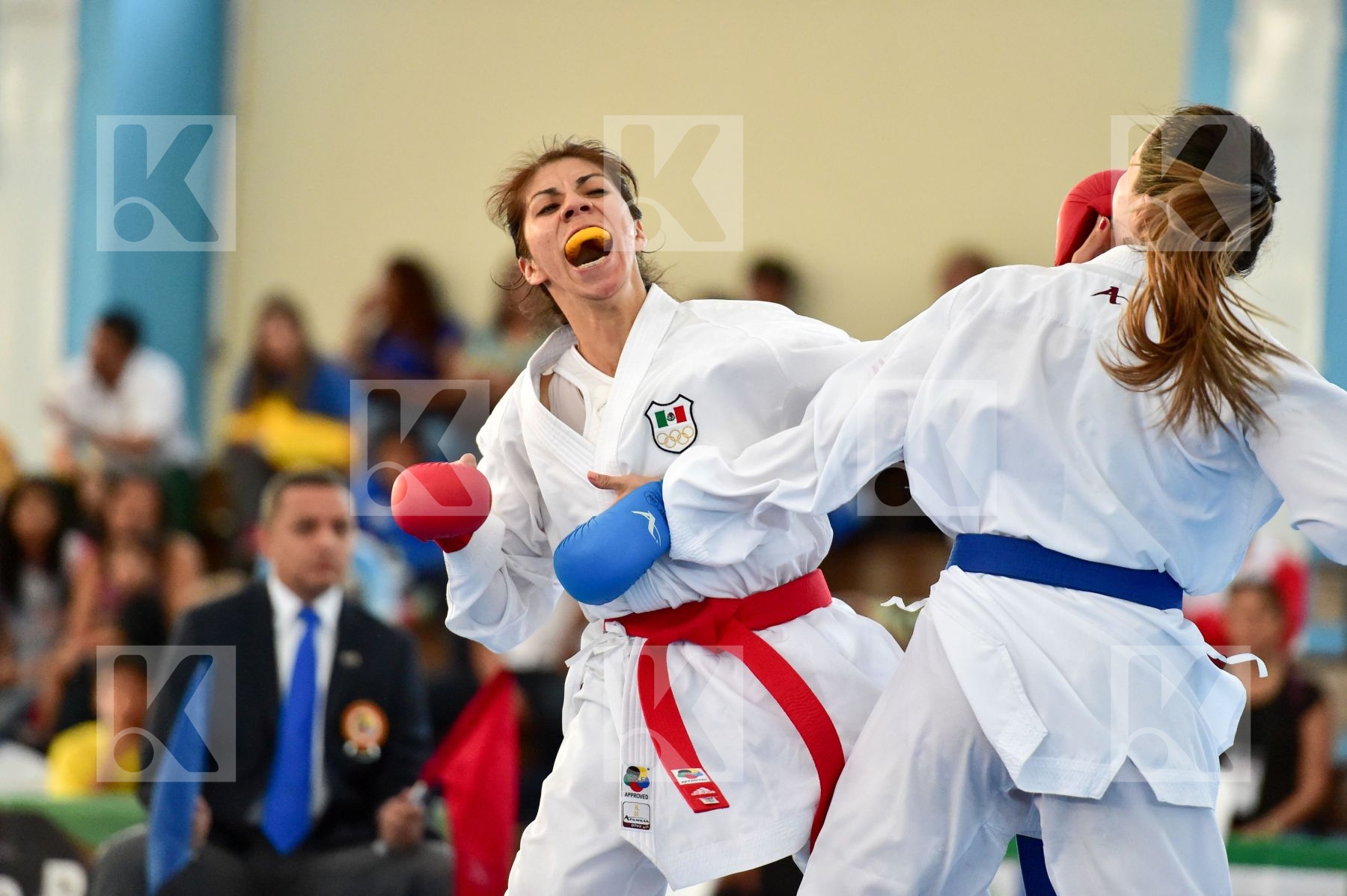 -61 Kg Arreola Merillela Female final Flores Paula Ivonne kumite
