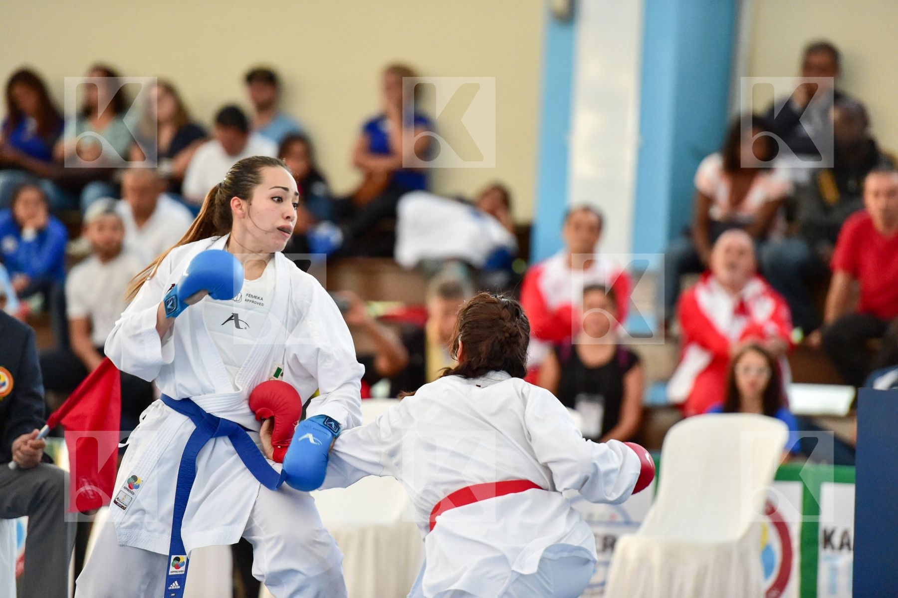 -61 Kg Arreola Merillela Female final Flores Paula Ivonne kumite