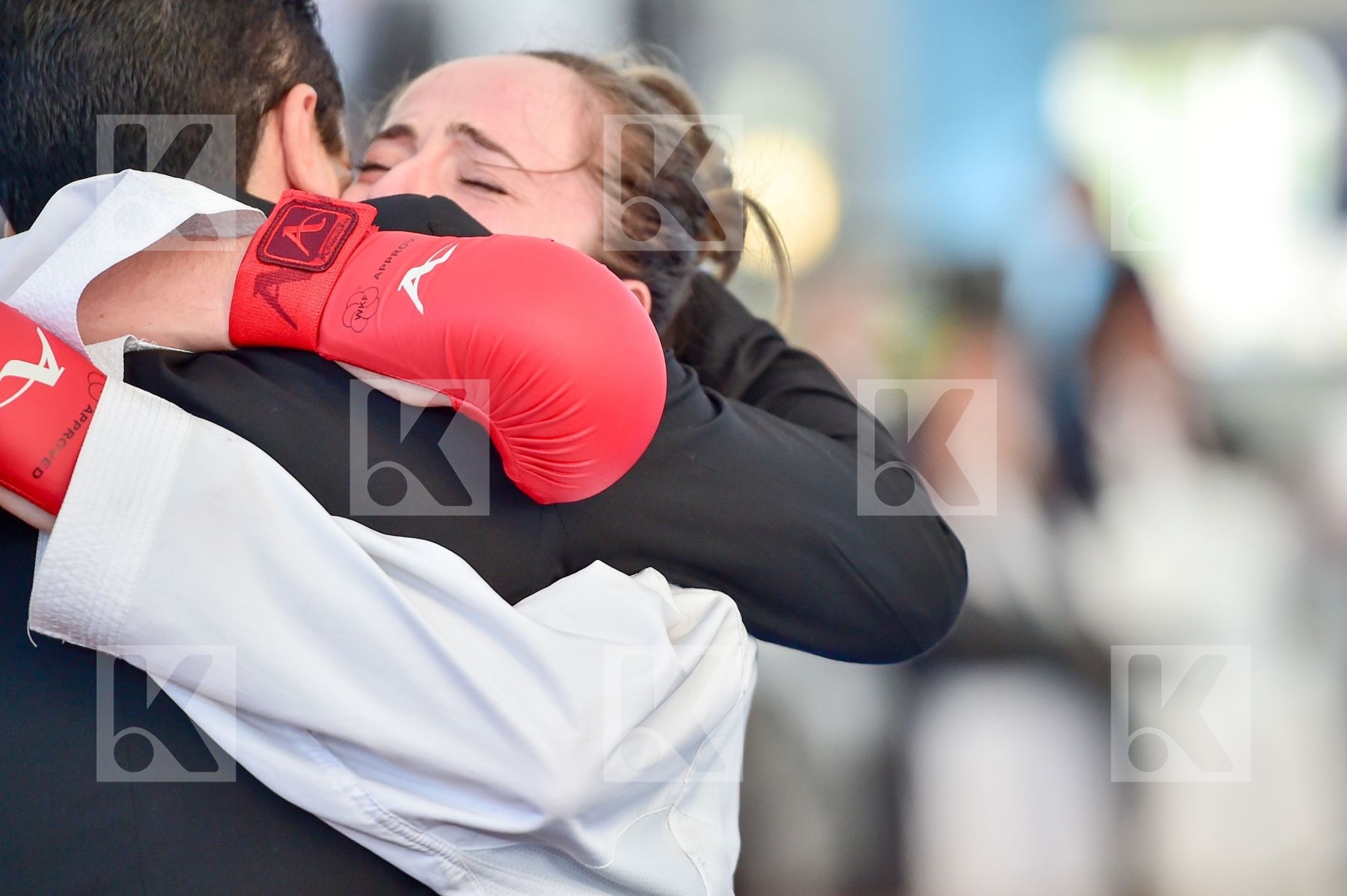 -50 Kg Brazil Female final Hidalgo Andrea kumite Mafra Beatriz P