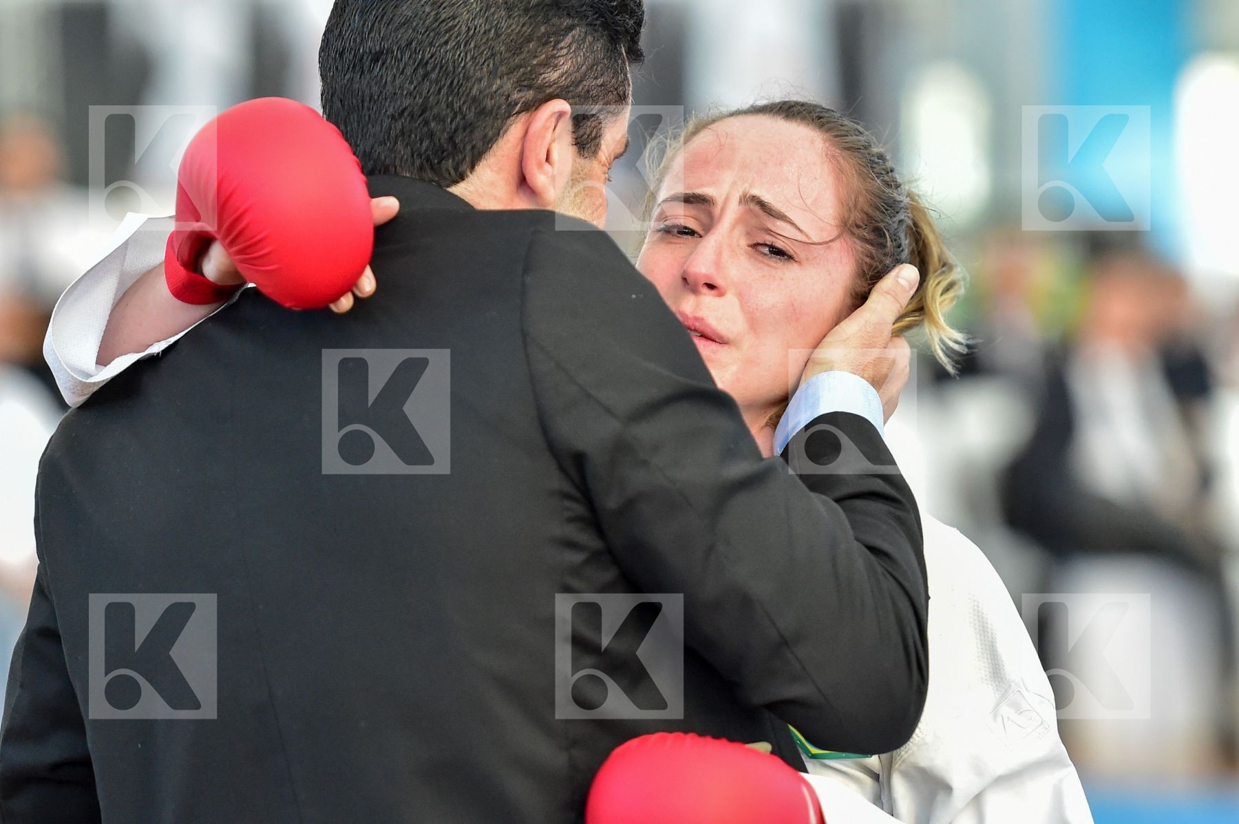 -50 Kg Brazil Female final Hidalgo Andrea kumite Mafra Beatriz P