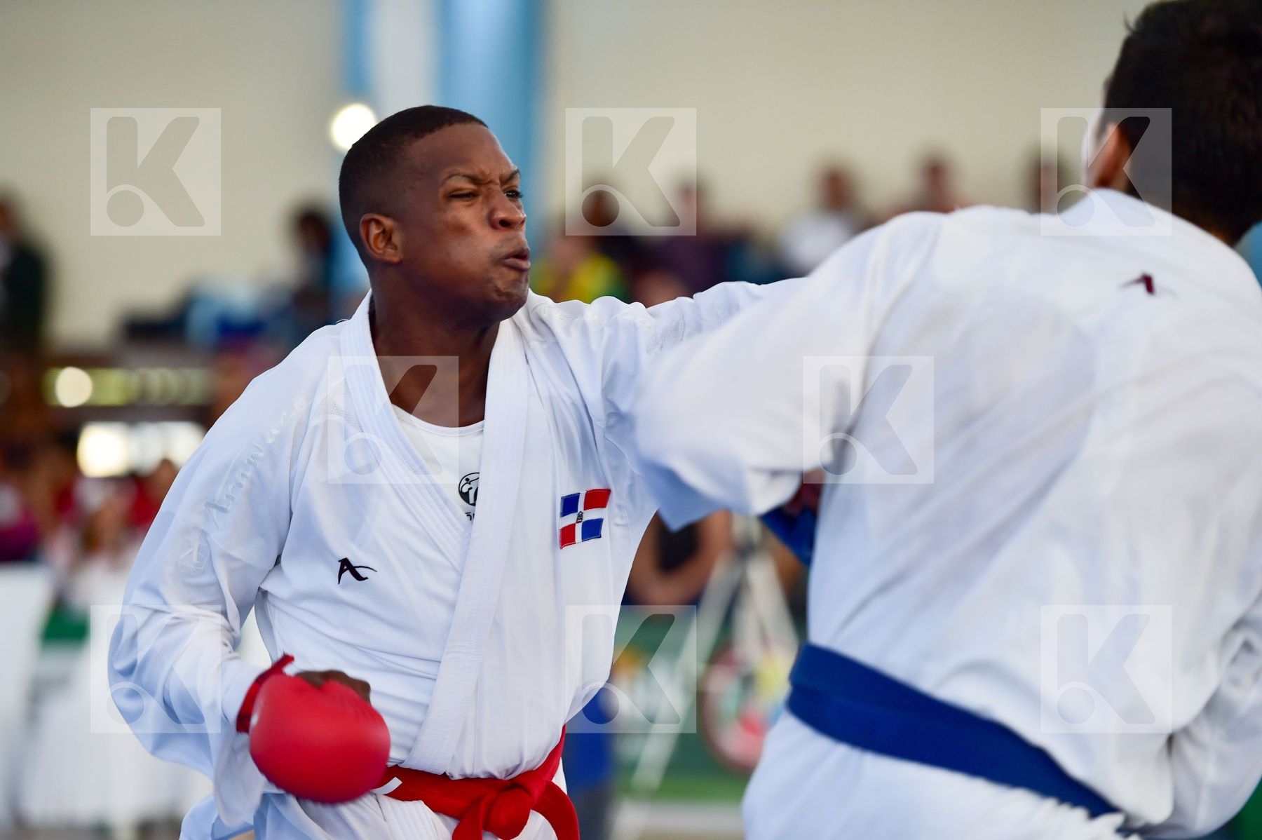 -84 Kg Azevedo Alberto Brazil Dominican Republic final kumite Ma