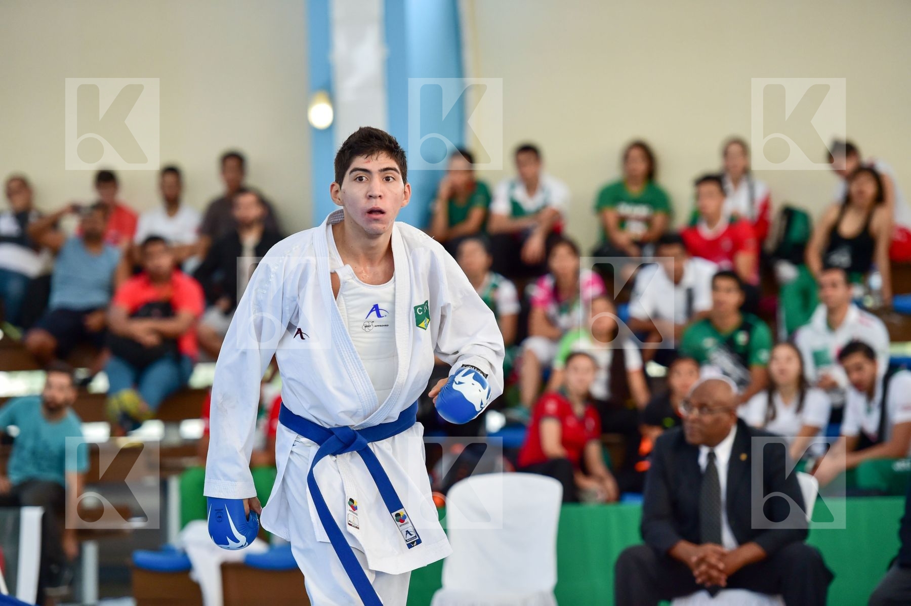 -84 Kg Azevedo Alberto Brazil Dominican Republic final kumite Ma