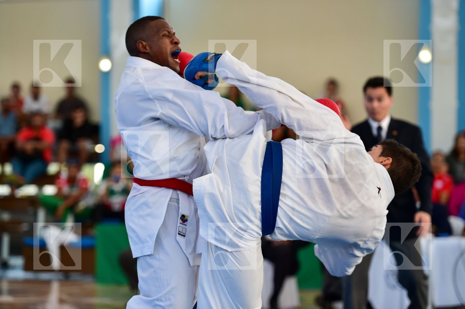 -84 Kg Azevedo Alberto Brazil Dominican Republic final kumite Ma