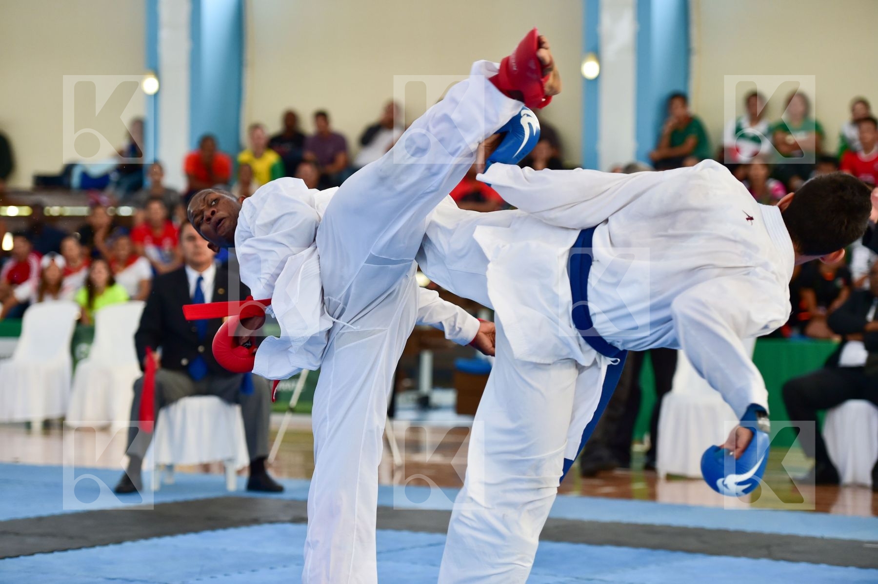 -84 Kg Azevedo Alberto Brazil Dominican Republic final kumite Ma