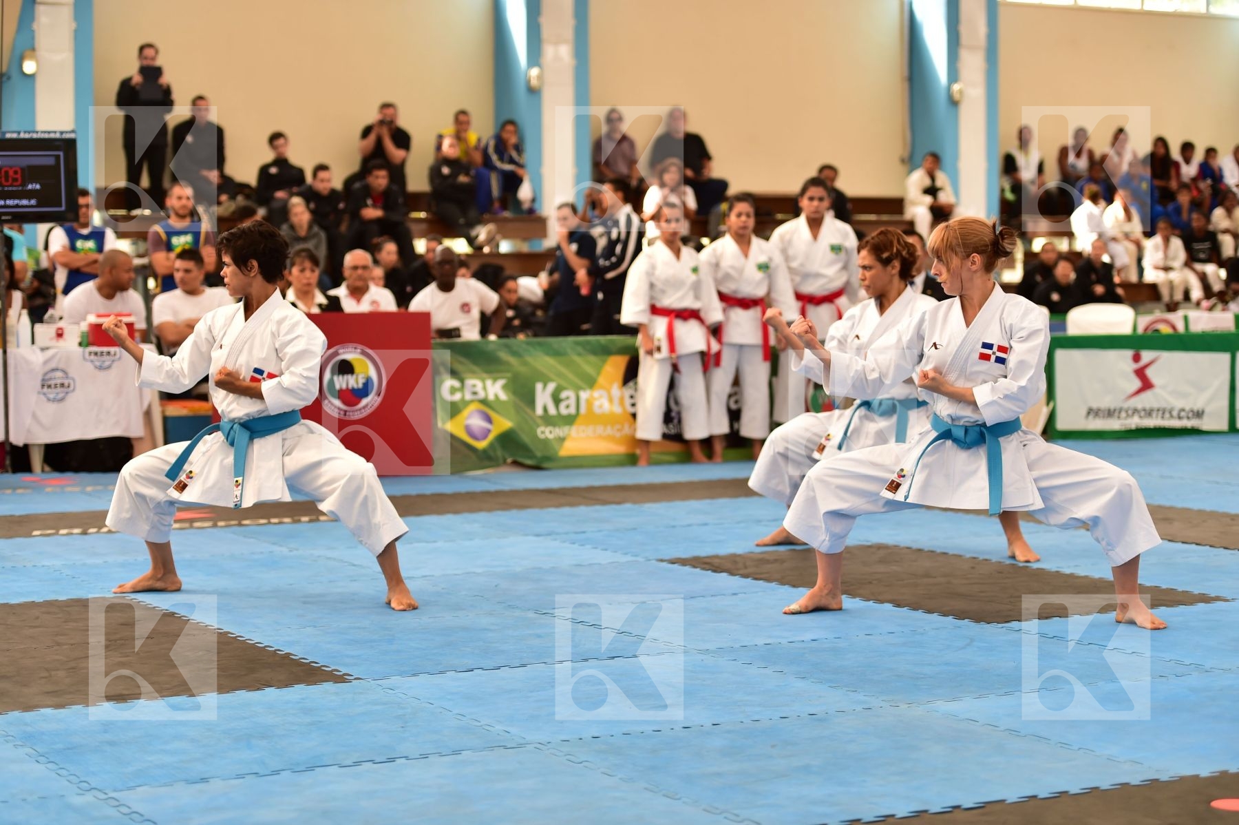 Dominican Republic Female final kata team