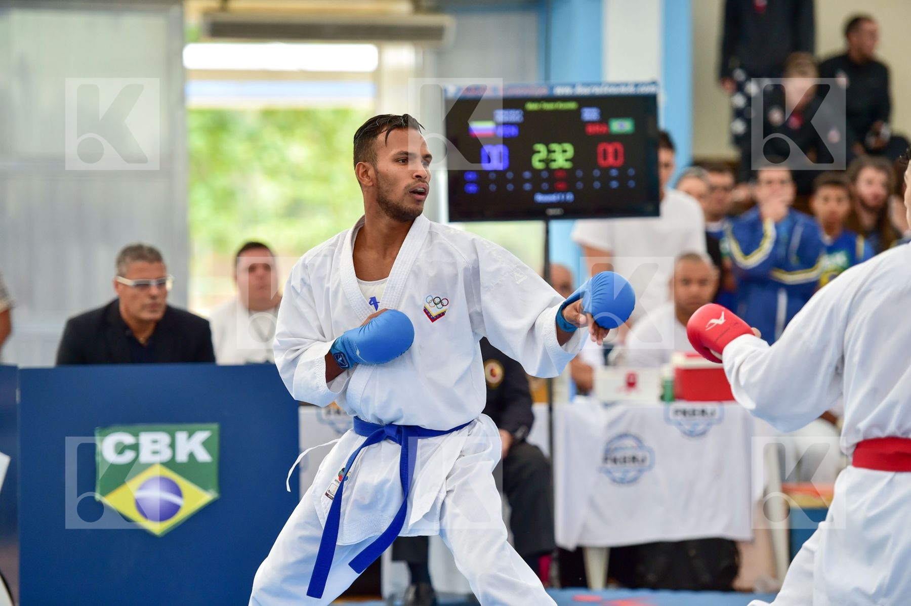Brasil final kumite Male team Venezuela