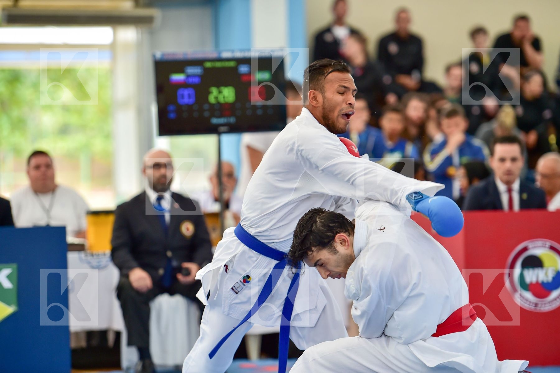 Brasil final kumite Male team Venezuela