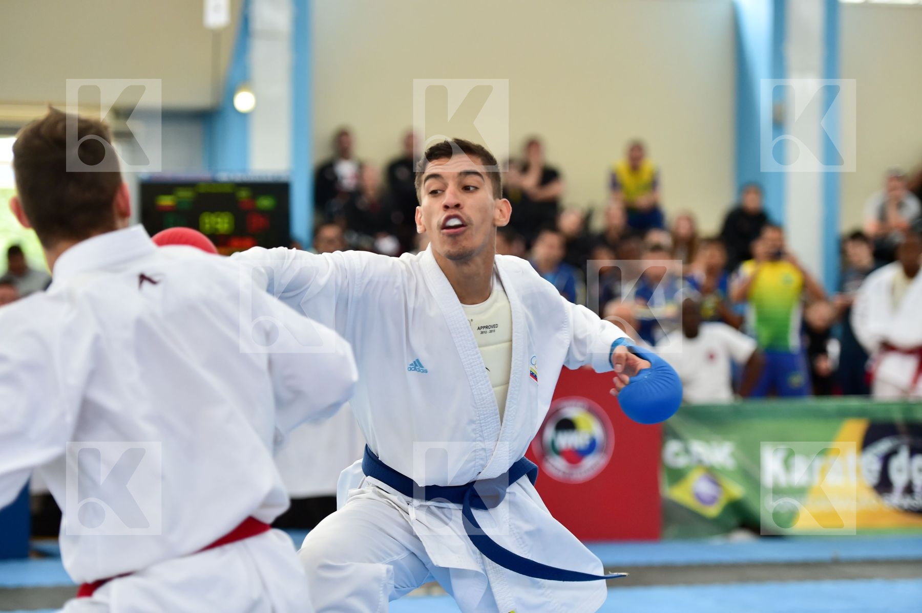 Brasil final kumite Male team Venezuela