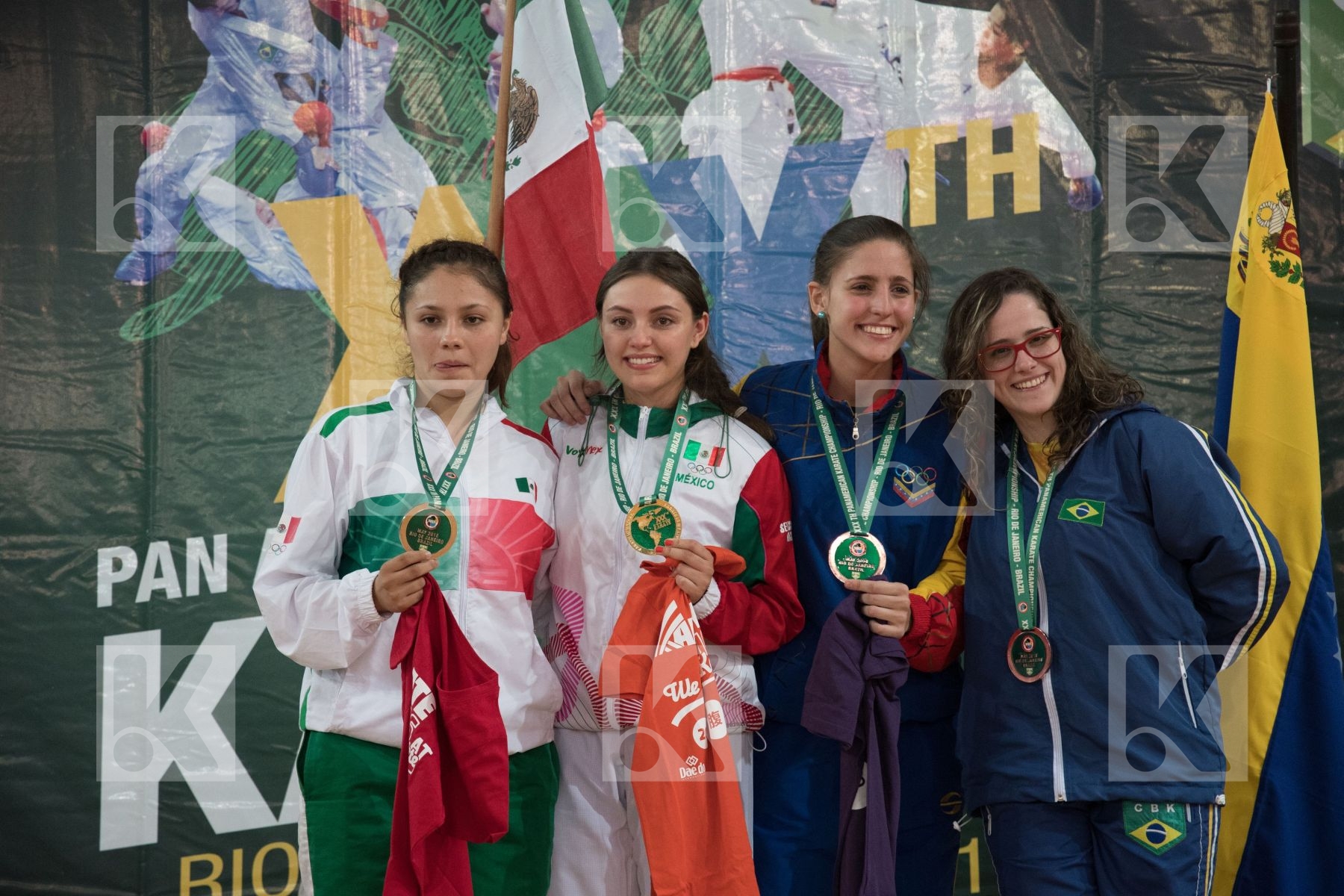 -68 Kg Brazil Cuervo Marianth Female kumite Mafra Bianca Mexico
